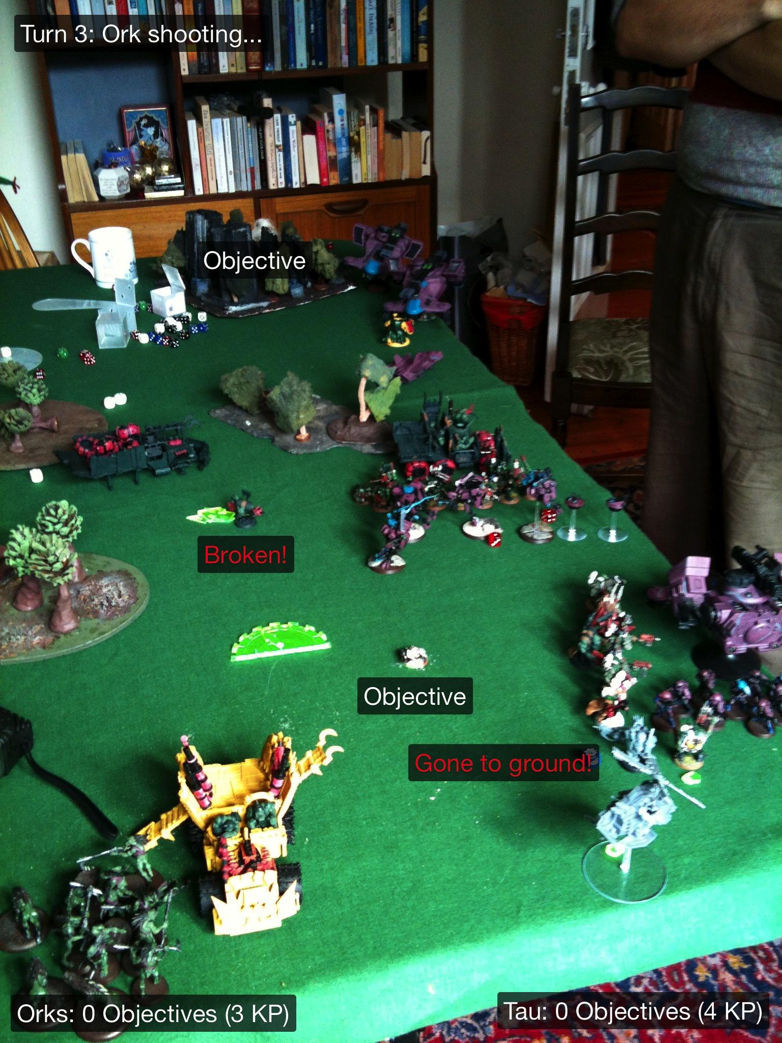 Battle Report, Da Ork Angelz, El Quixo, Orks, Tau