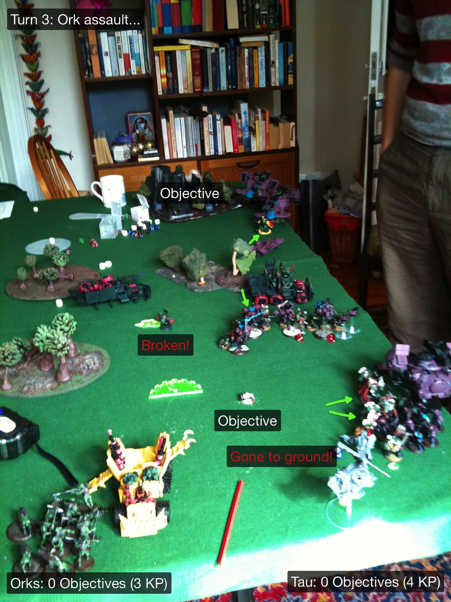 Battle Report, Da Ork Angelz, El Quixo, Orks, Tau