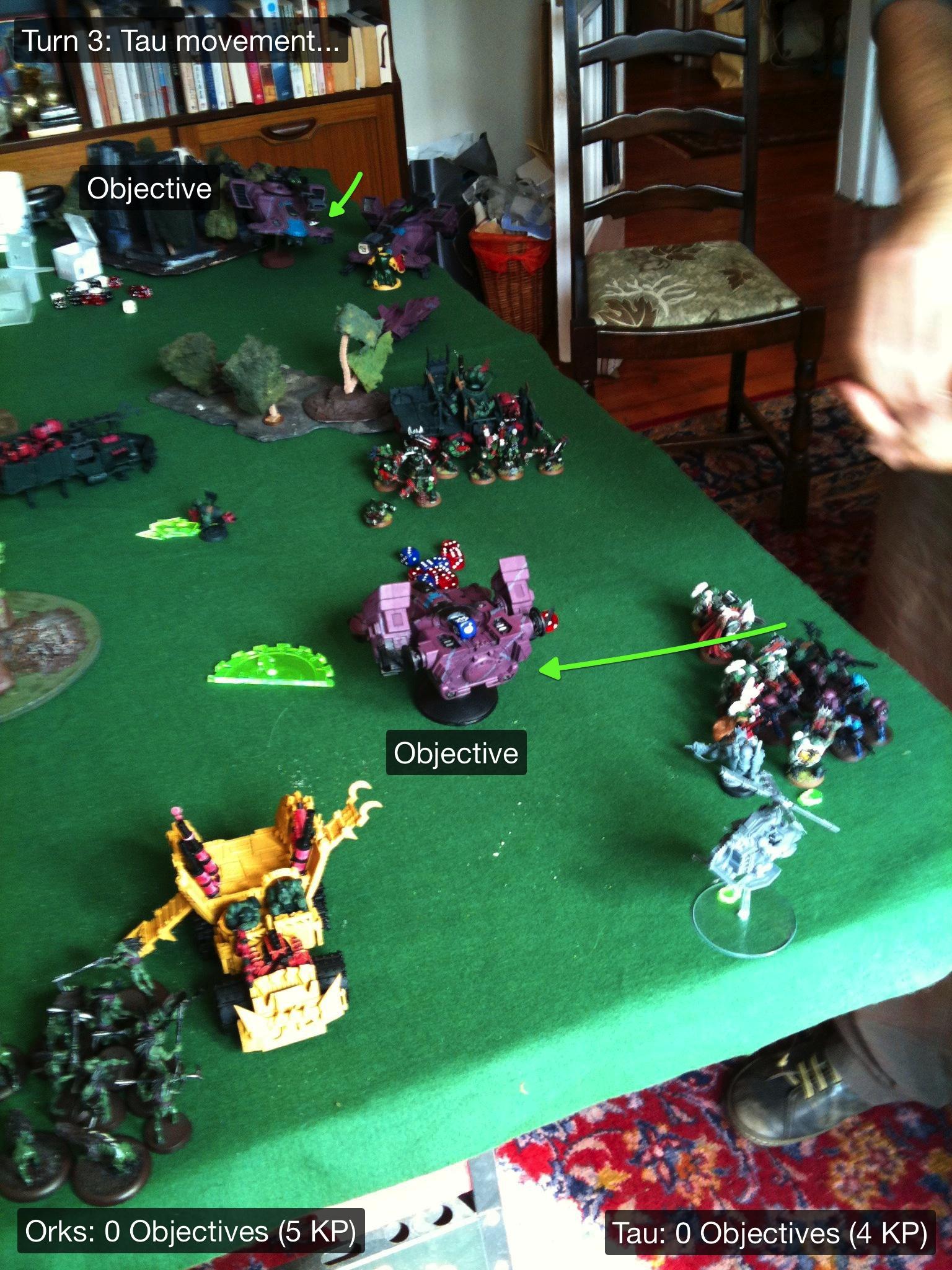 Battle Report, Da Ork Angelz, El Quixo, Orks, Tau