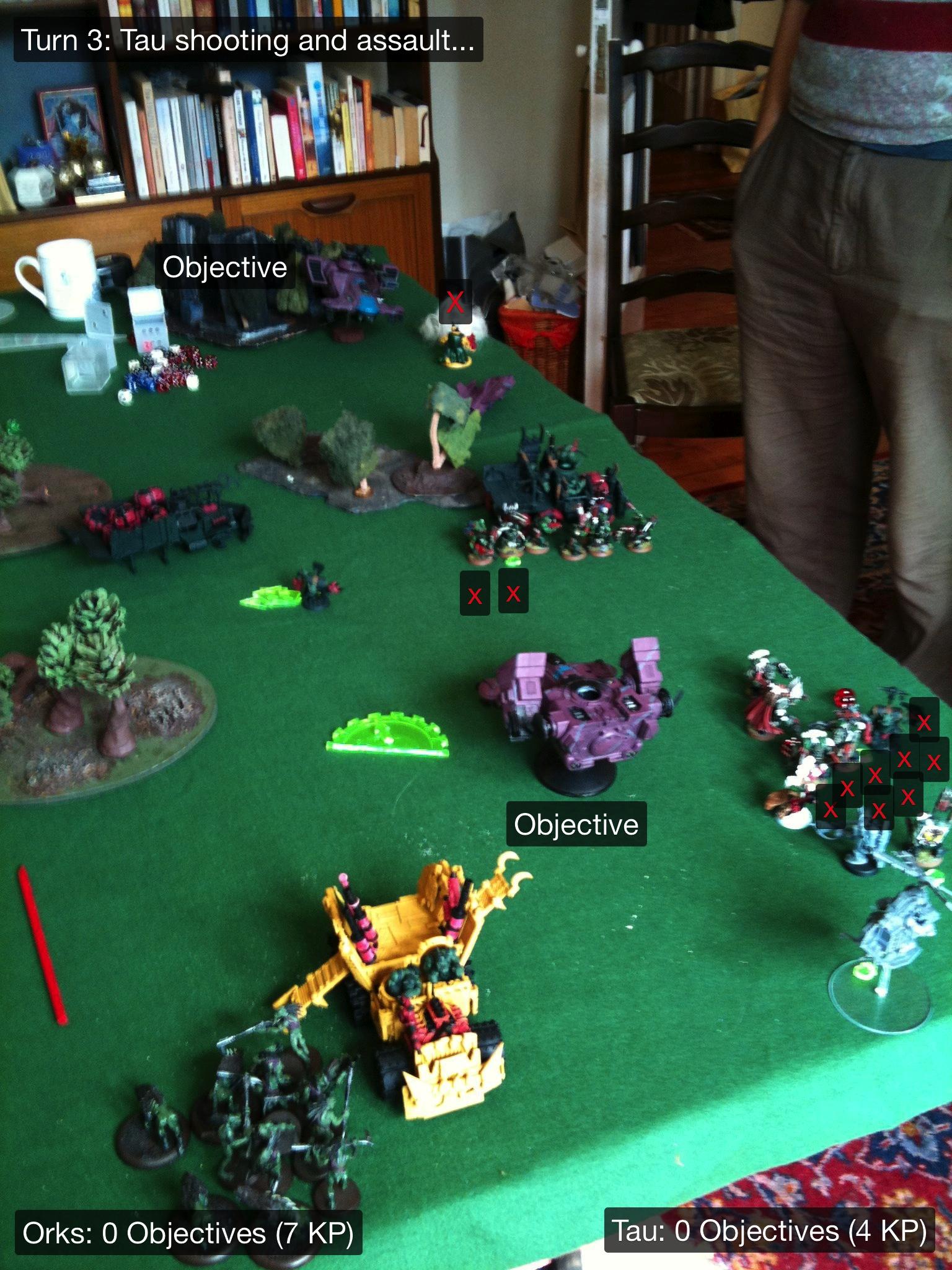Battle Report, Da Ork Angelz, El Quixo, Orks, Tau
