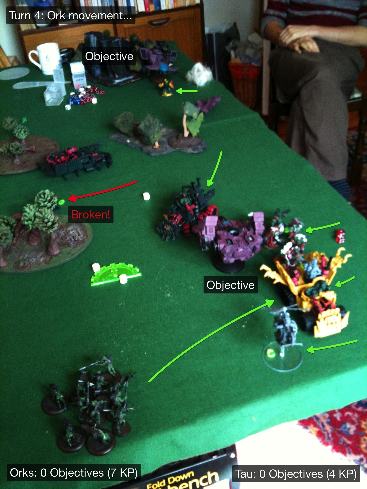 Battle Report, Da Ork Angelz, El Quixo, Orks, Tau