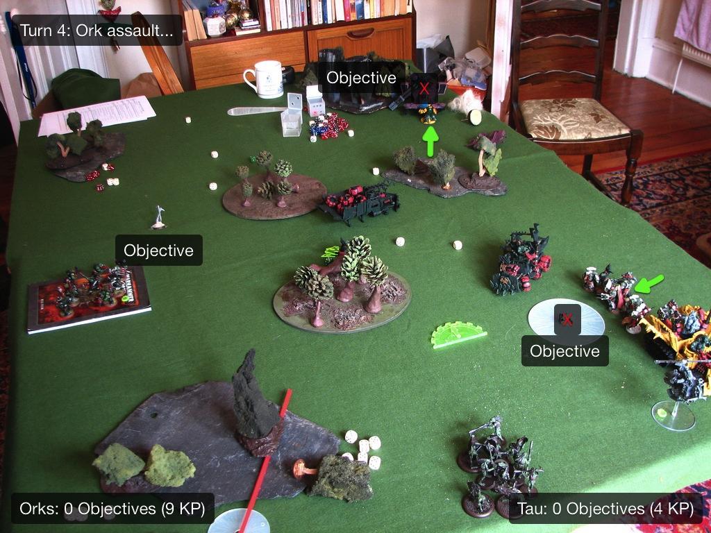 Battle Report, Da Ork Angelz, El Quixo, Orks, Tau