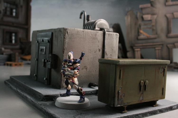 Eldar, Terrain, Close up of the station/elevator entrance