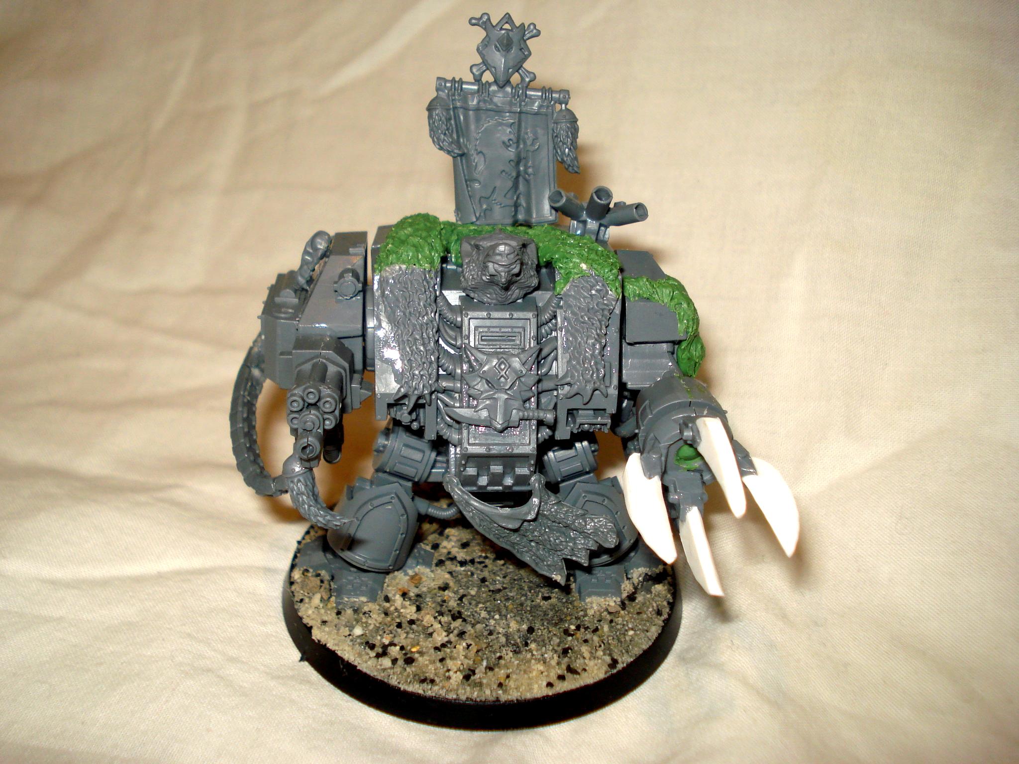 Bjorn, Custom, Dreadnought, Greenstuff, Kitbash, Space Wolves