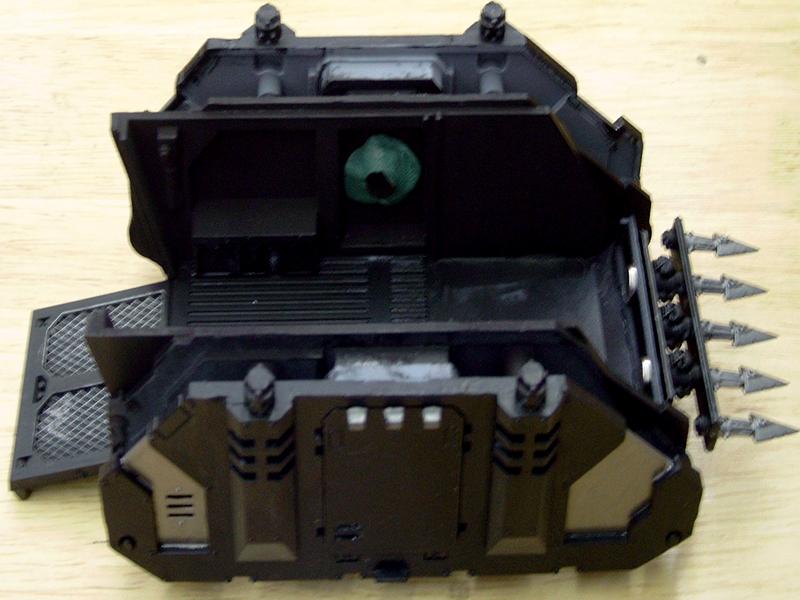 Custom Tank, Lights, Magintized, Rhiino, Space Marines