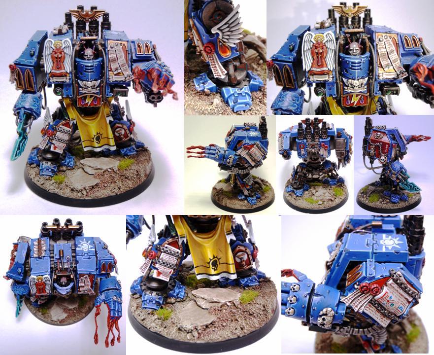 Blood Angels, Conversion, Dreadnought, Furioso, Librarian, Space Marines