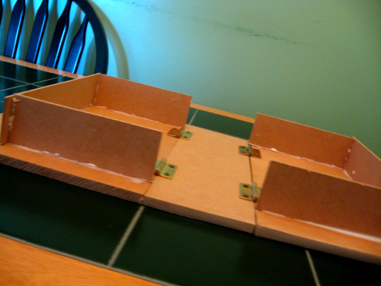Board, Diorama, Folding, Hinges