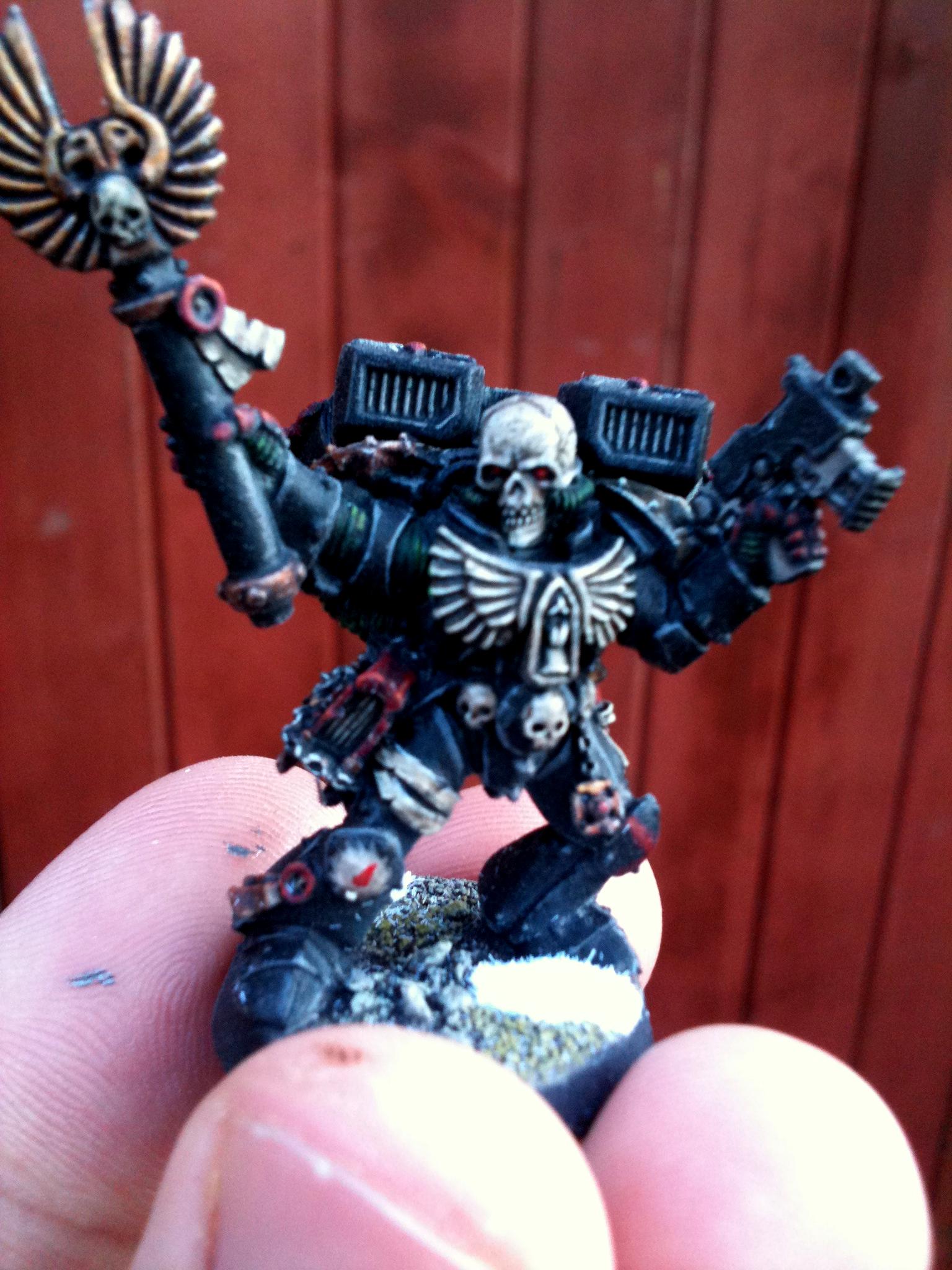 Chaplain, Crozius, Flesh Tearers, Skull