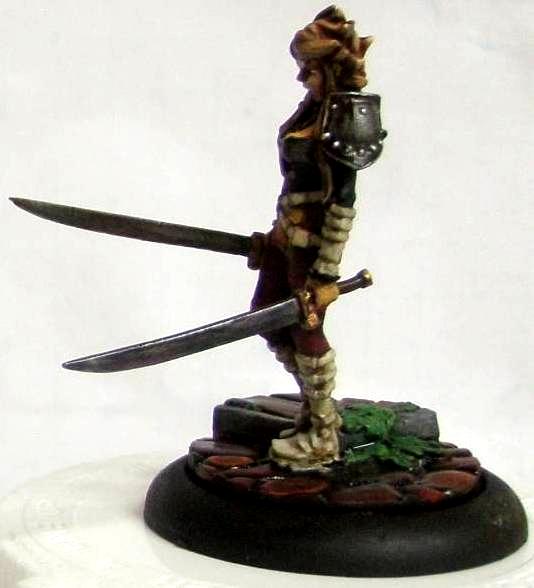 Malifaux, Outcasts, Sword Mistress, Viktoria, Work In Progress, Wyrd