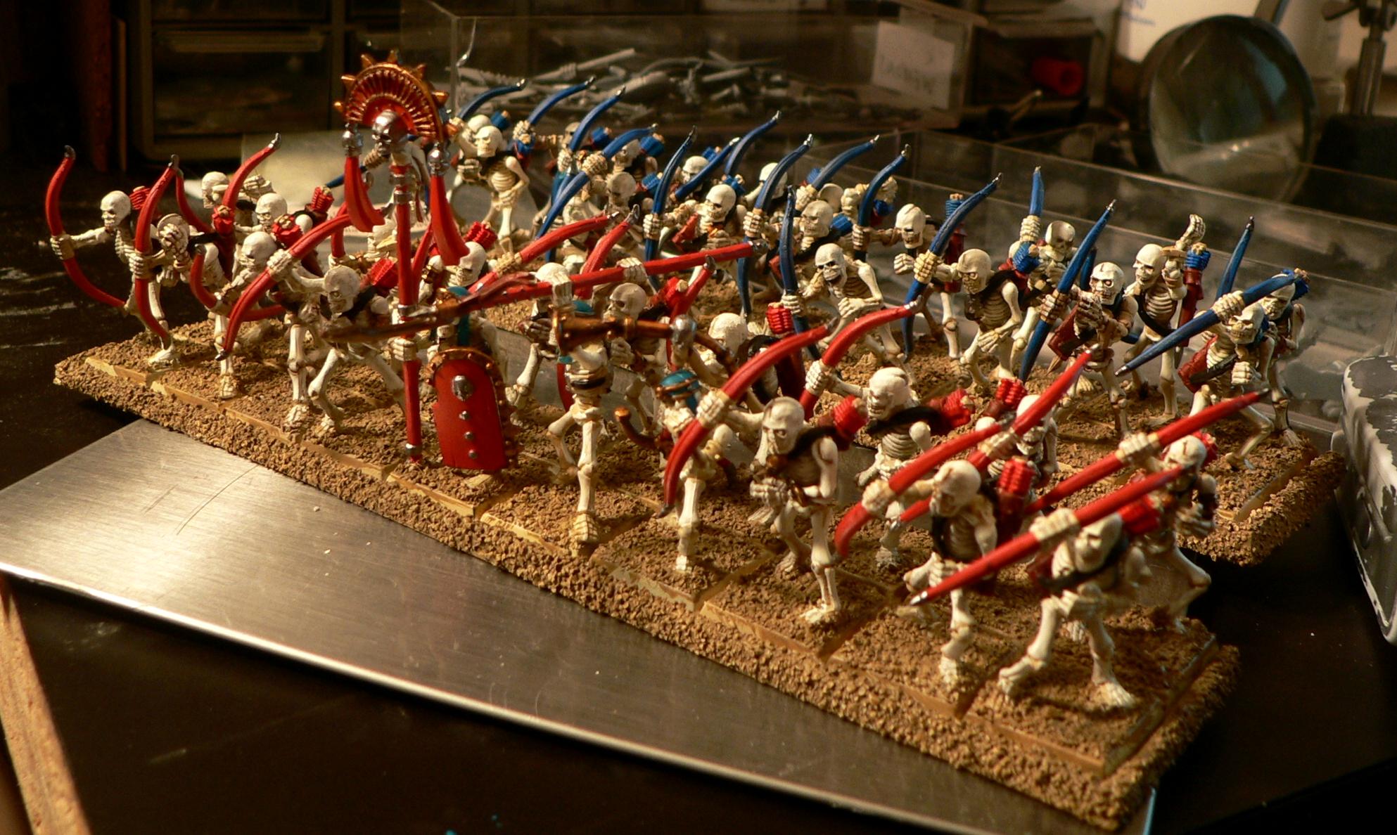 Bow, Desert, Skeleton Warriors, Skeletons, Tomb Kings