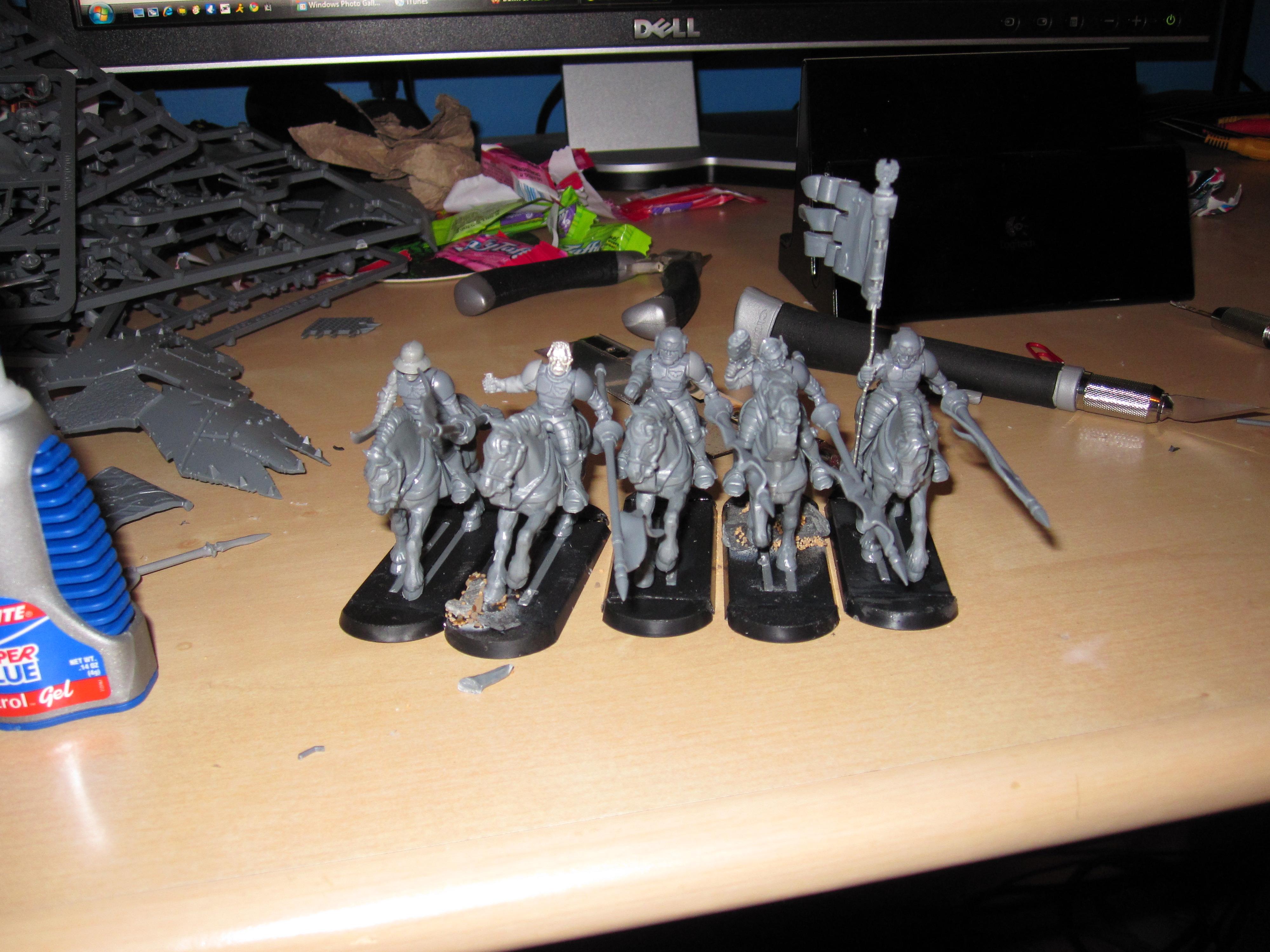Cadians, Fast Attack, Human, Imperial Guard, Kit Bash, Rough Riders