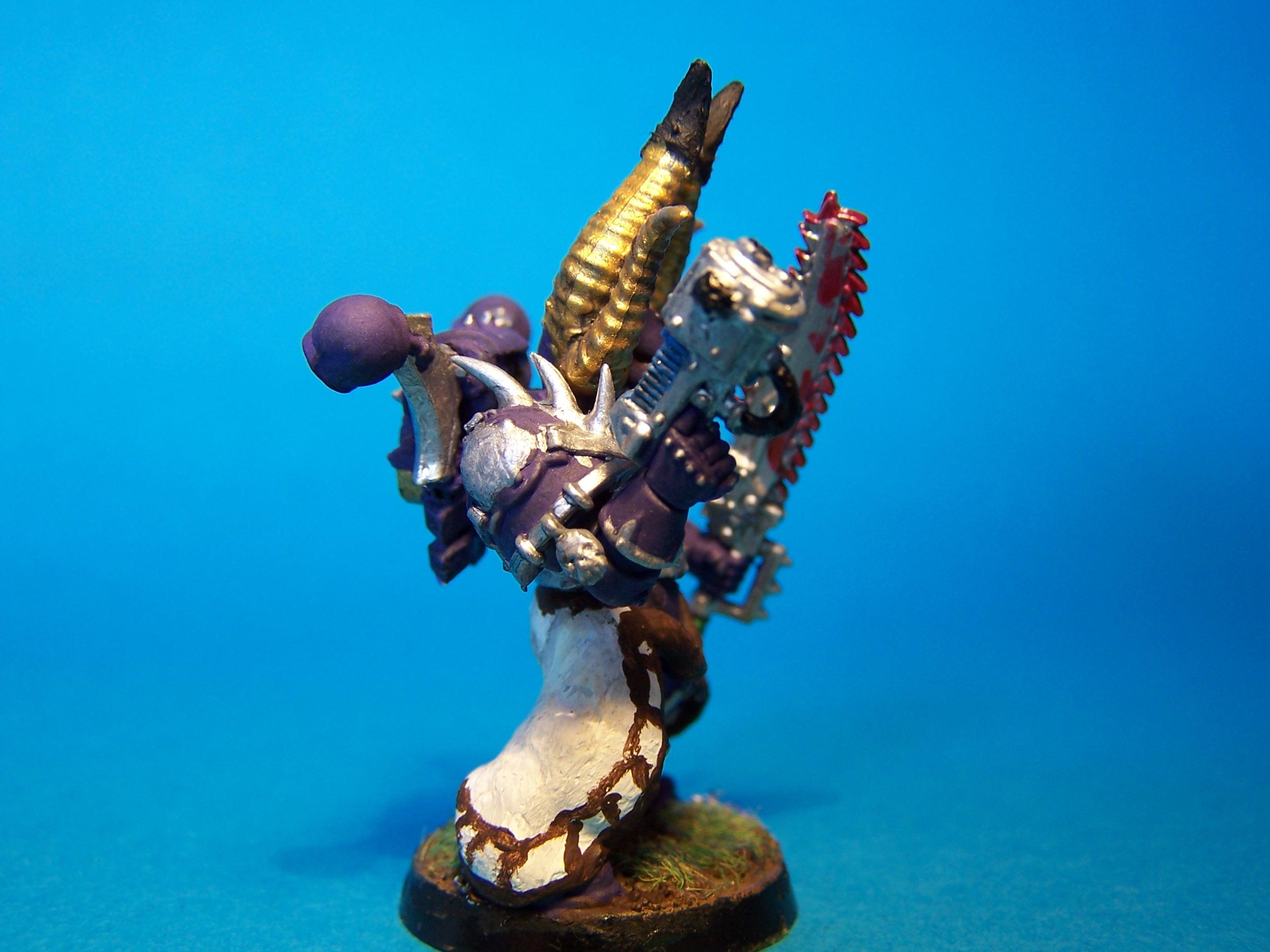 Chaos, Chaos Space Marine Sorcerer, Scratch, Space, Space Marines, Zajcu, Zajcuns