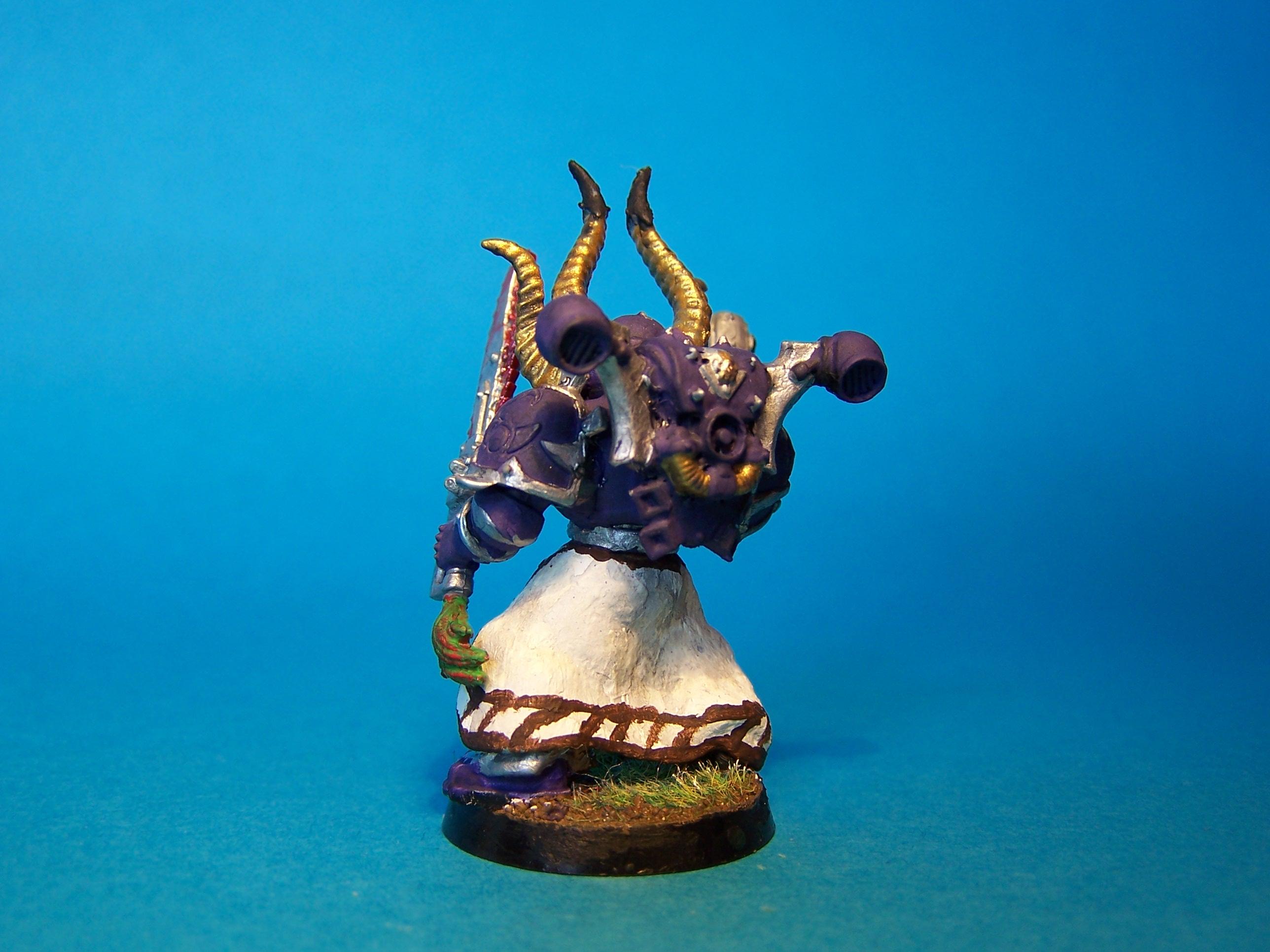 Chaos, Chaos Space Marine Sorcerer, Scratch, Space, Space Marines, Zajcu, Zajcuns