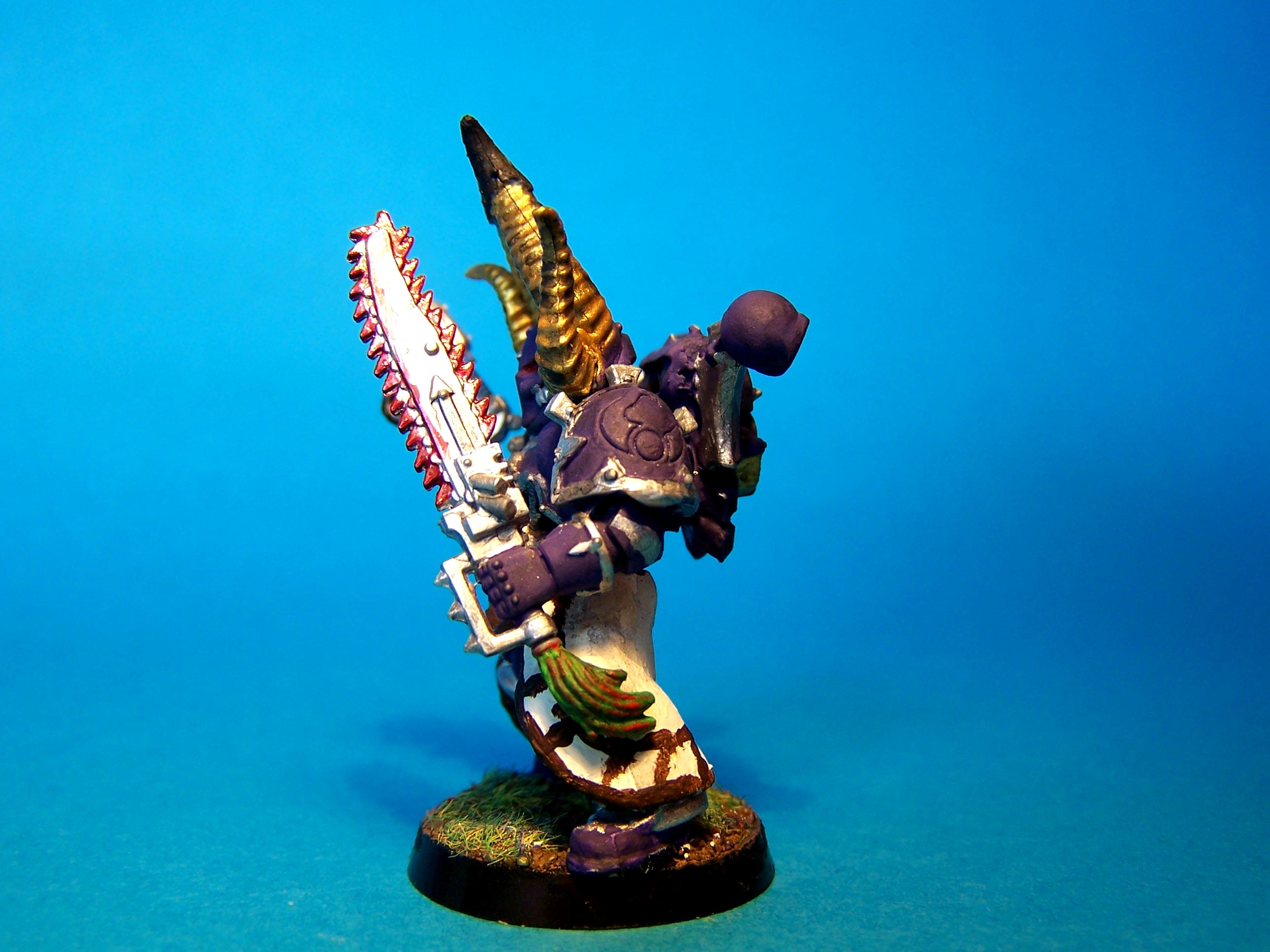 Chaos, Chaos Space Marine Sorcerer, Scratch, Space, Space Marines, Zajcu, Zajcuns