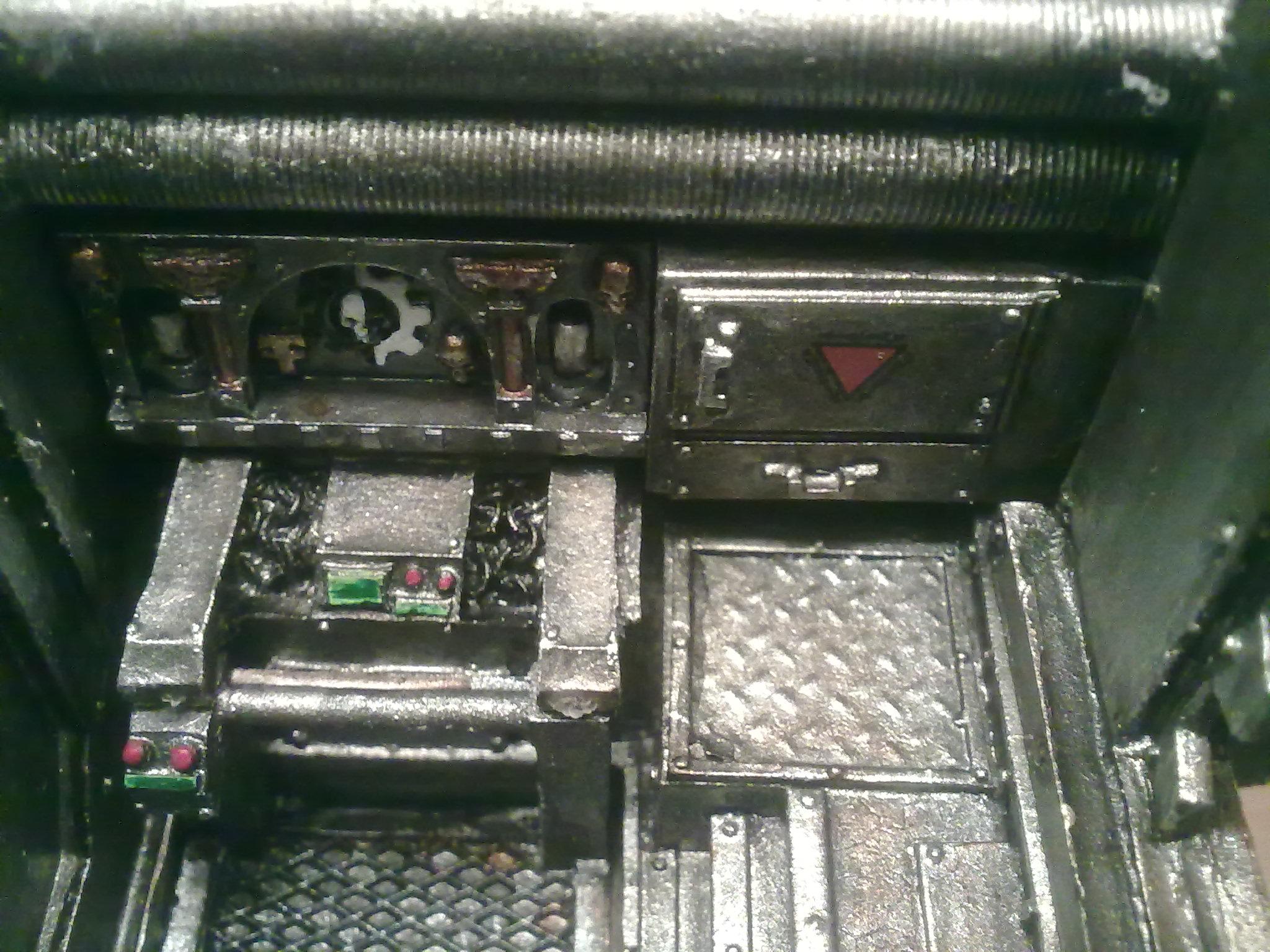 Adeptus Titanicus, Titan, Warhound, Warhound Interior