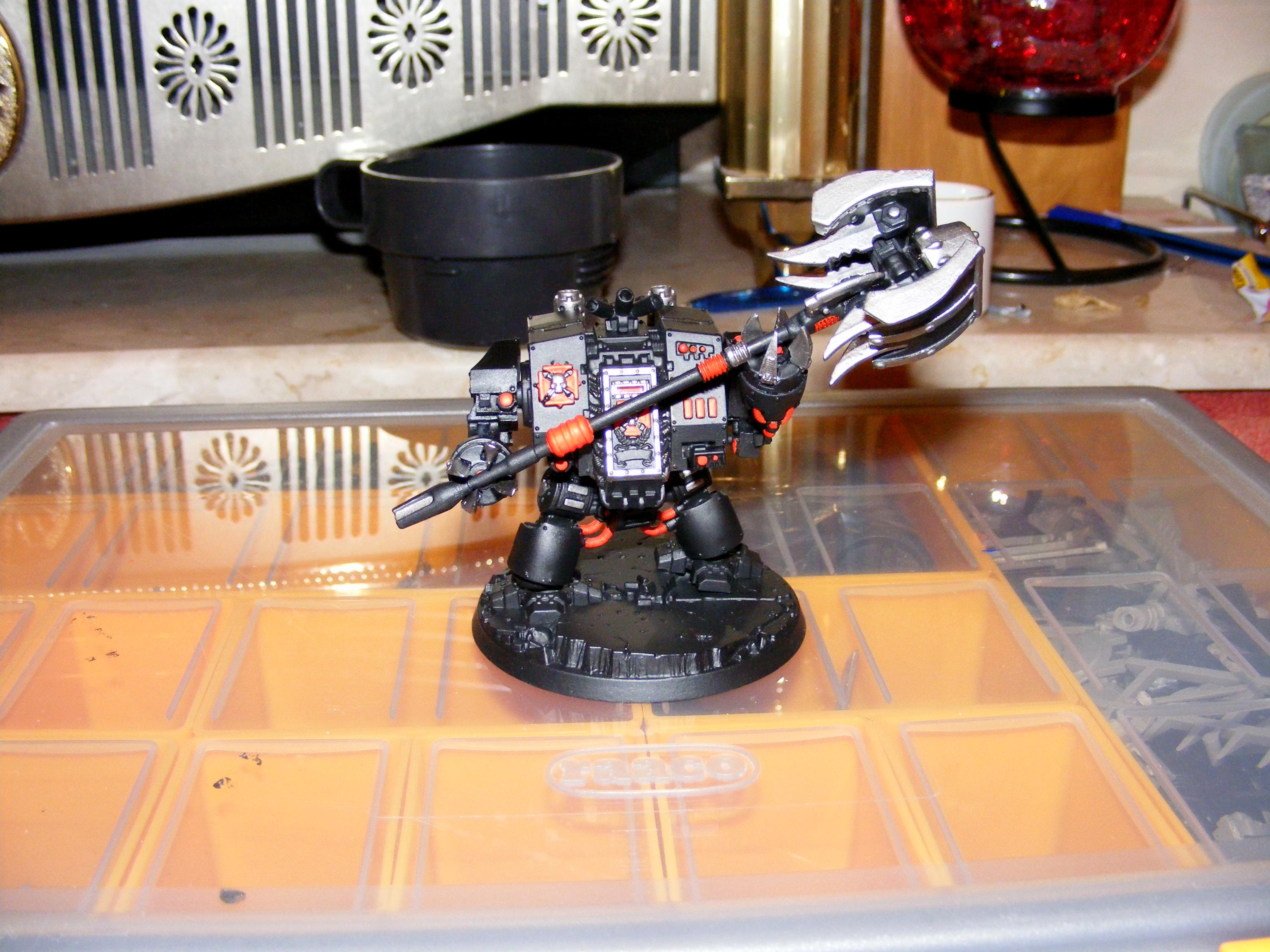 Custom, Custom Build, Dreadnought, Iron Clad, Ironclad, Scratch Build, Seismic Hammer, Space Marines, Work In Progress