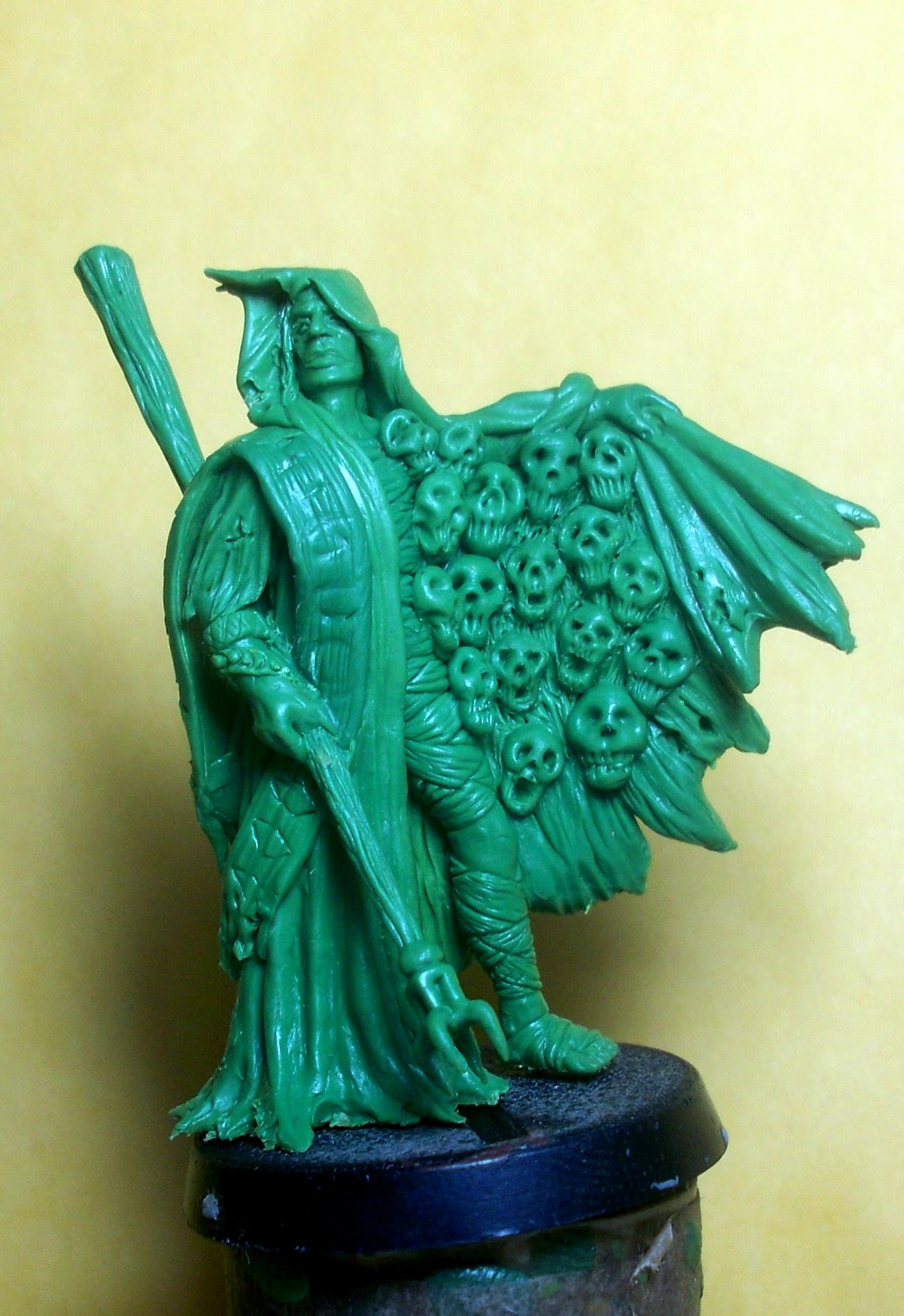 Necromancer, Sculpting, Skull