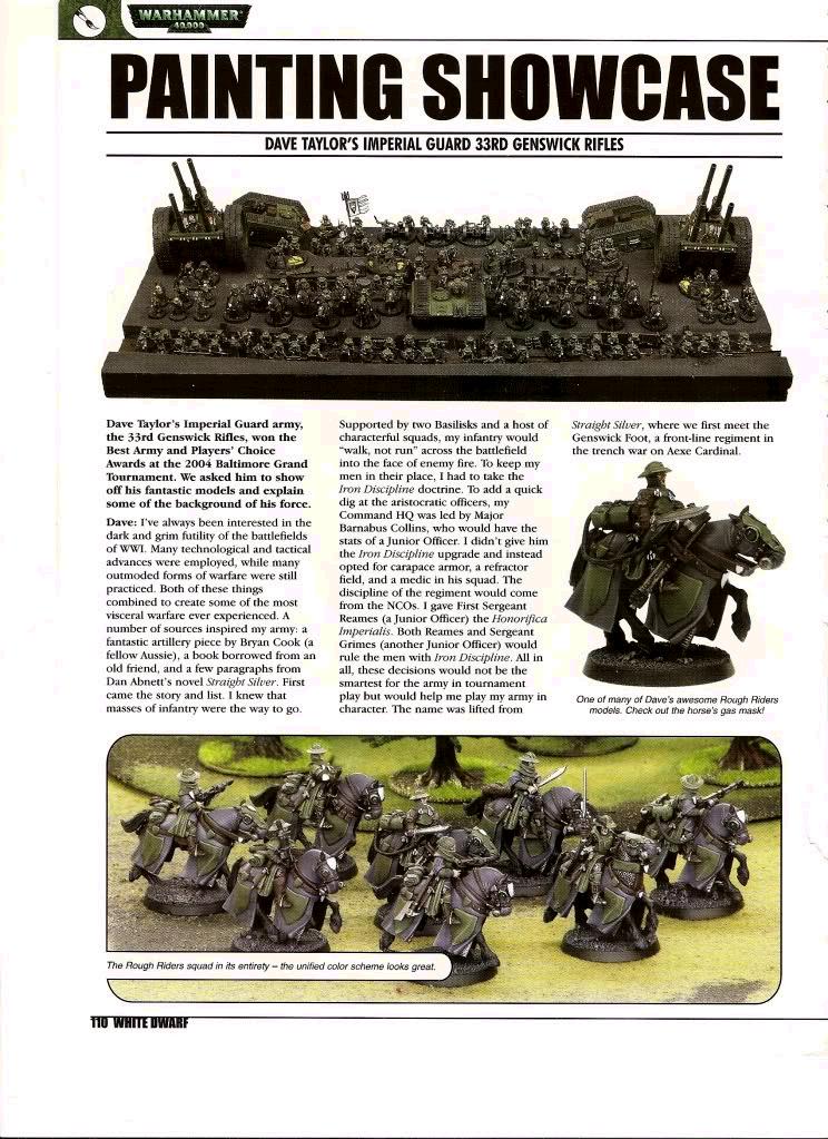 Imperial Guard, Painting showcase: genswick rifles