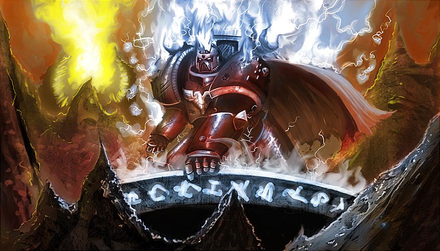 40k Art, Artwork, Digital Painting, Space Marine Art, Space Marine Vs Spartan