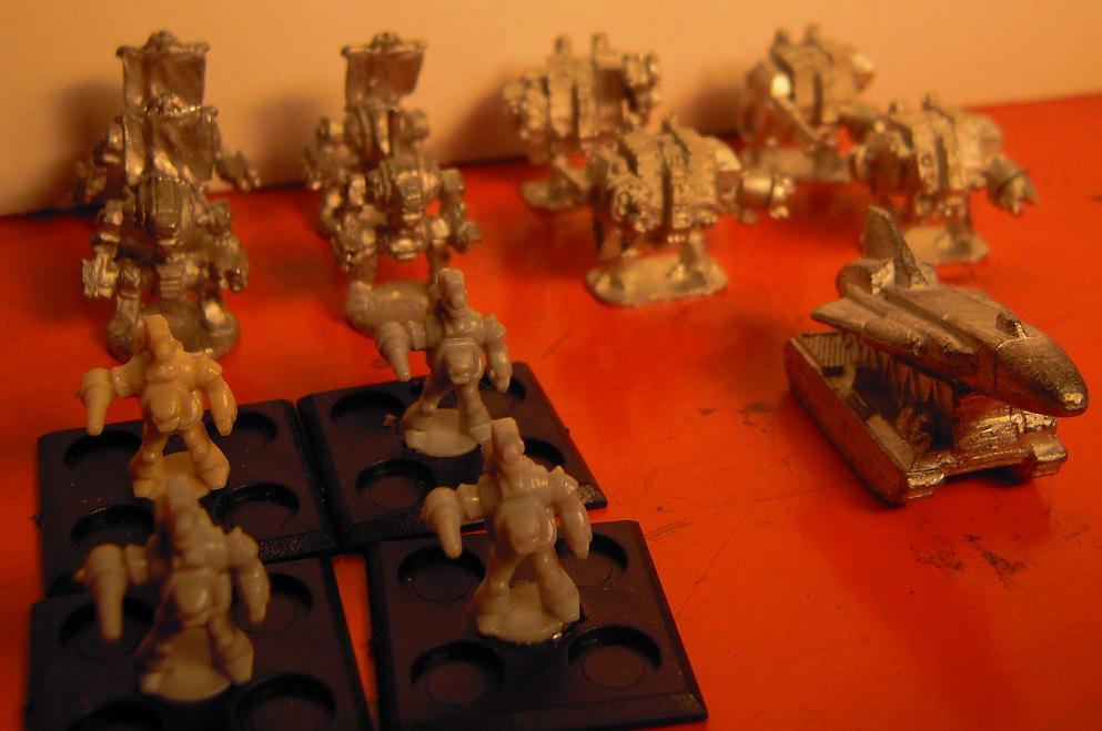 Chaos, Chaos Space Marines, Conversion, Dead, Dreadnought, Epic, Hellbrute, Iron Hands, Metal, Painted, Scratch, Scratch Build, Senes Antiqua, Senex, Space Marines