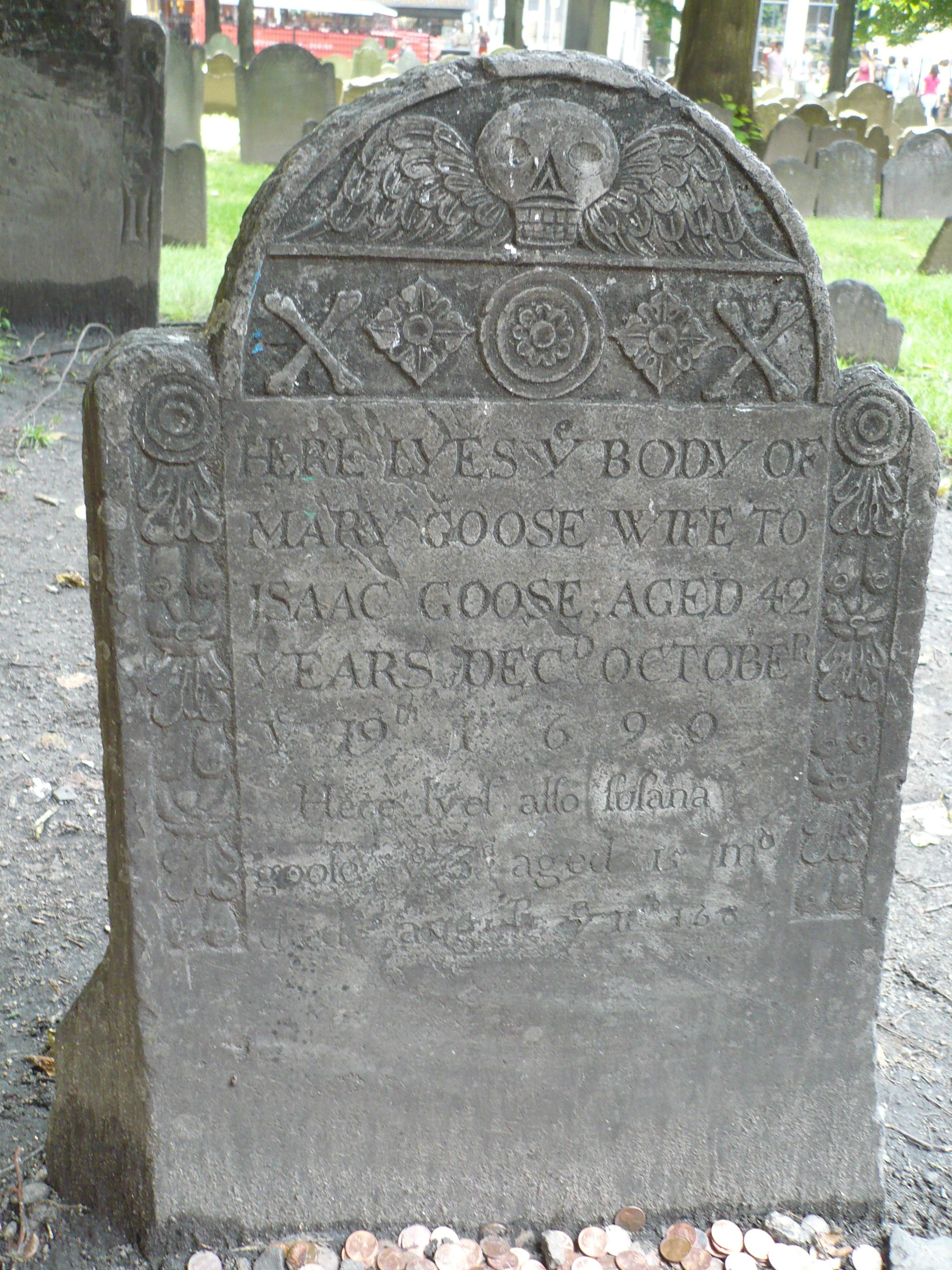 Headstone, Skull, Warhammer in 1690