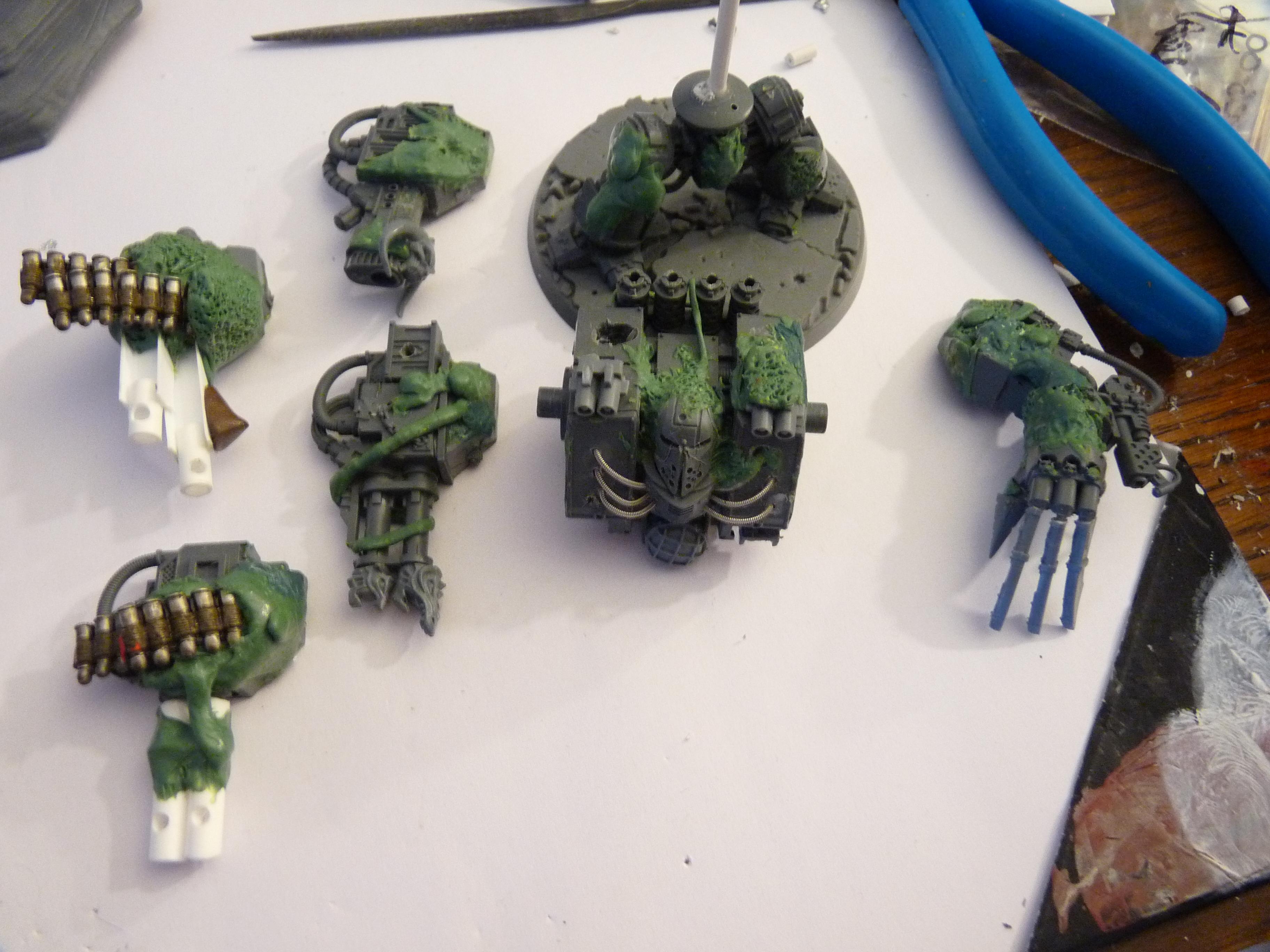 Chaos, Chaos Space Marines, Conversion, Dreadnought, Nurgle