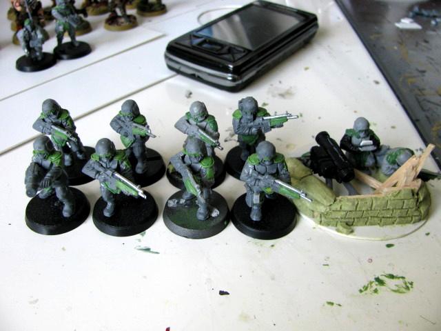 3rd, Belgium, Camouflage, Conversion, Darkon, Imperial Guard, Shocktrooper, Veteran, Warhammer 40,000, Work In Progress
