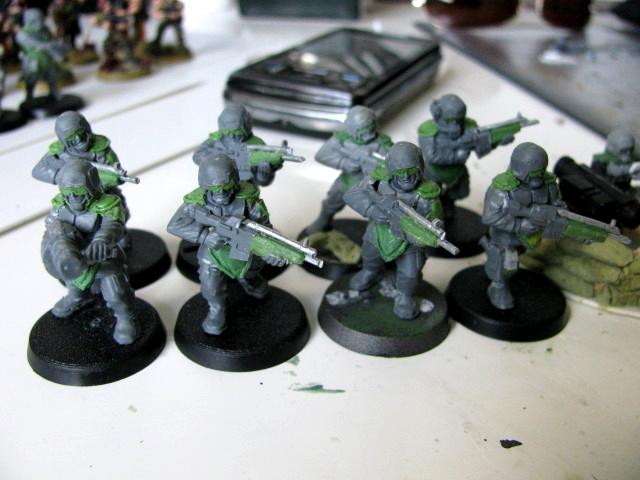 3rd, Belgium, Camouflage, Conversion, Darkon, Imperial Guard, Shocktrooper, Veteran, Warhammer 40,000, Work In Progress
