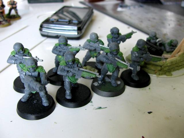 3rd, Belgium, Camouflage, Conversion, Darkon, Imperial Guard, Shocktrooper, Veteran, Warhammer 40,000, Work In Progress