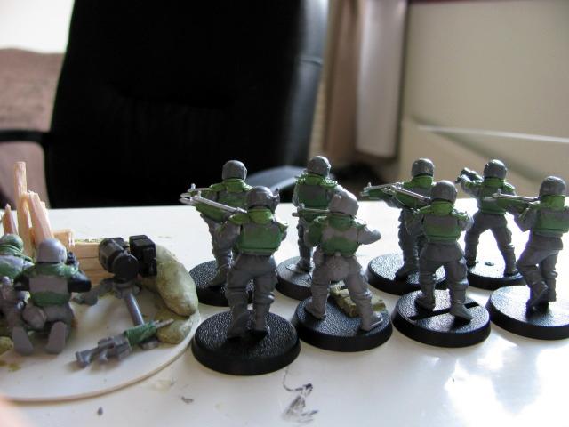 3rd, Belgium, Camouflage, Conversion, Darkon, Imperial Guard, Shocktrooper, Veteran, Warhammer 40,000, Work In Progress
