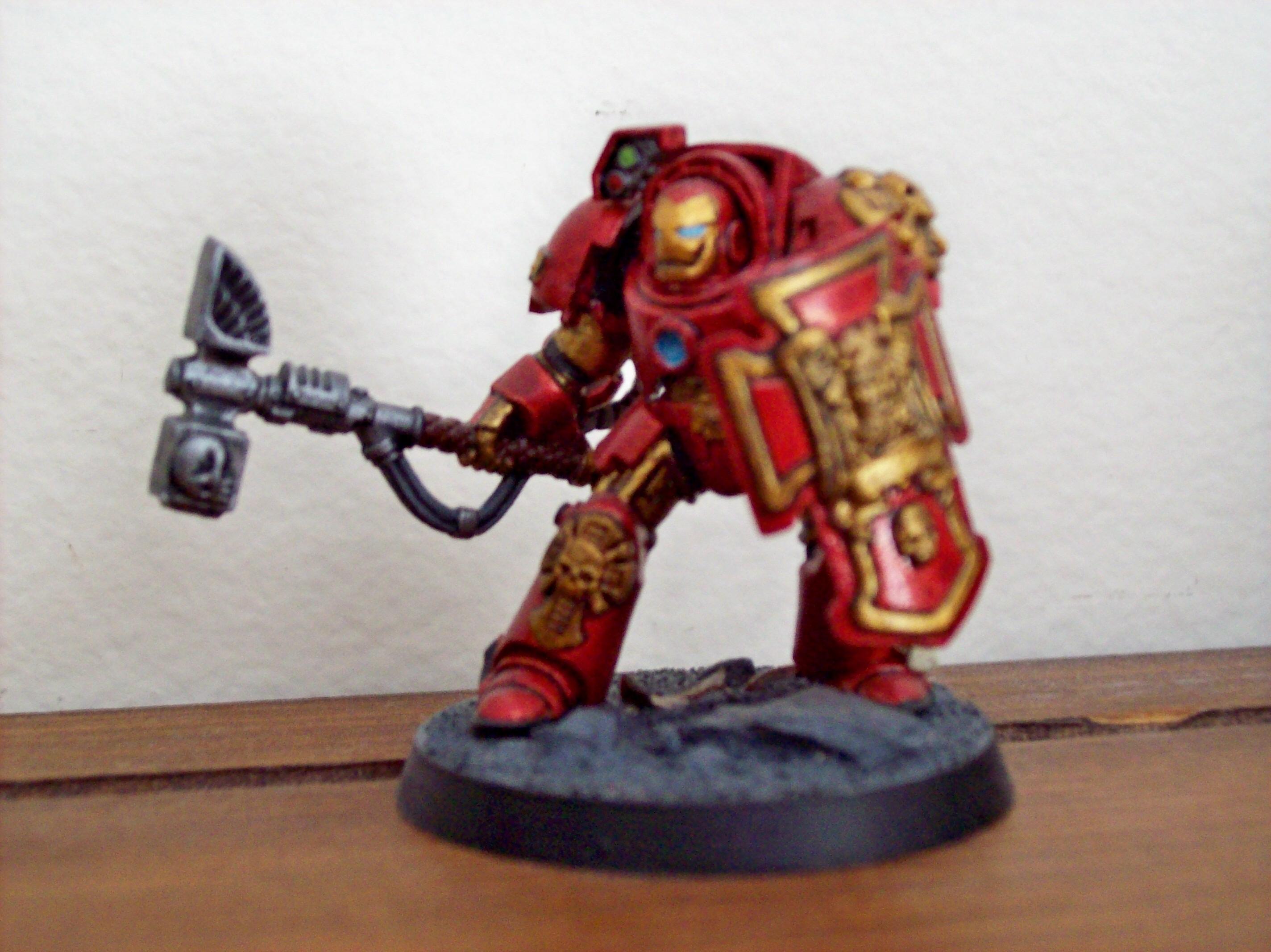 Blurred Photo, Space Marines, Storm Shield, Terminator Armor, Thunder Hammer, Warhammer 40,000