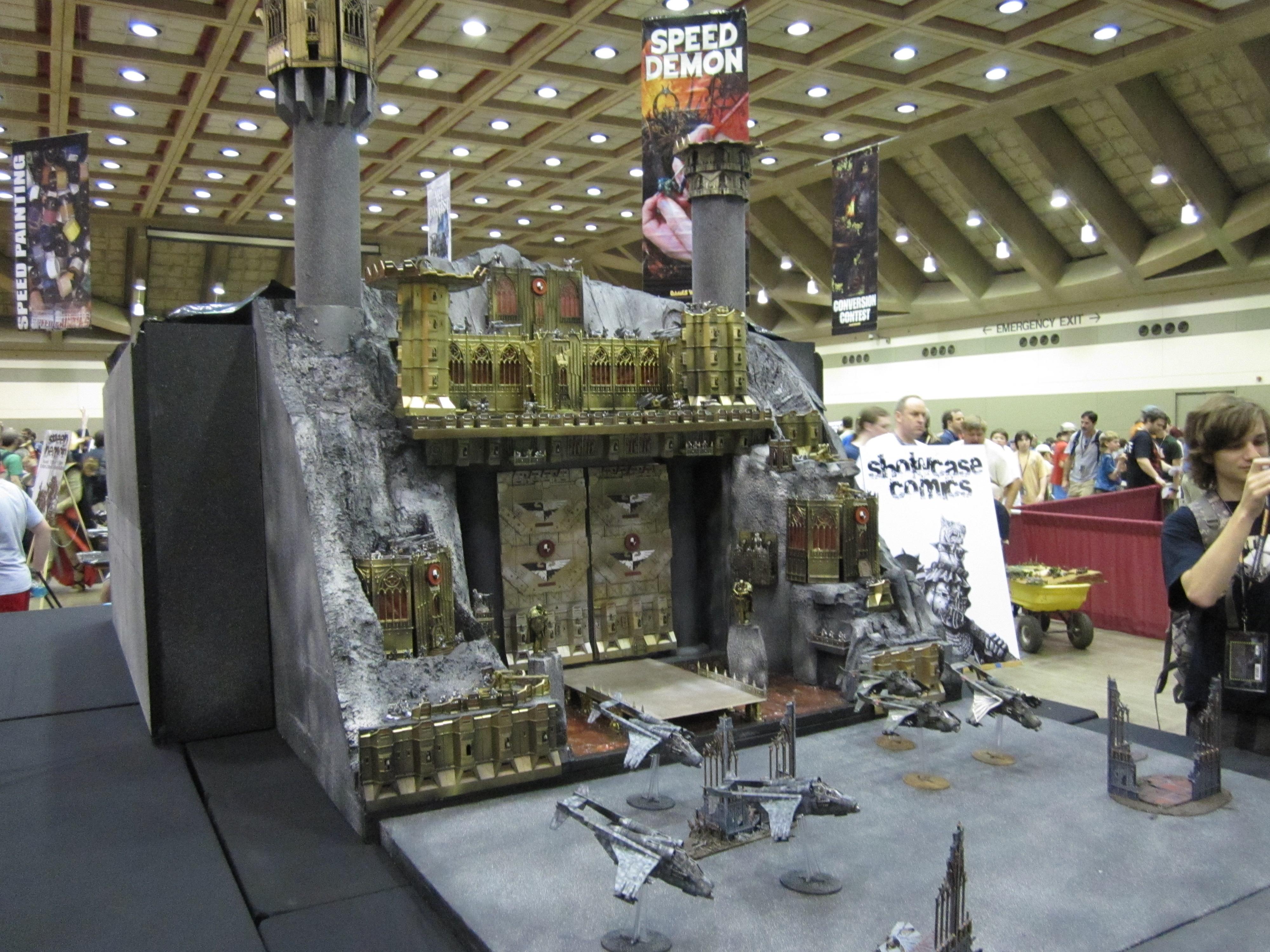 Baltimore Games Day 2010, Fortress, Imperial Guard, Orks, Showcase Comics, Siege Of The Emperor's Forge, Terrain