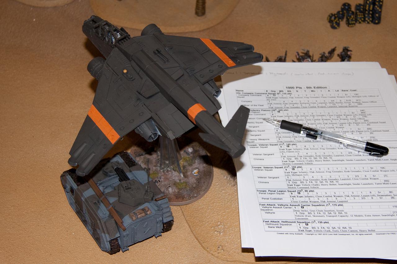 Chimera, Imperial Guard, Silver Sorcerer 2010, Valkyrie