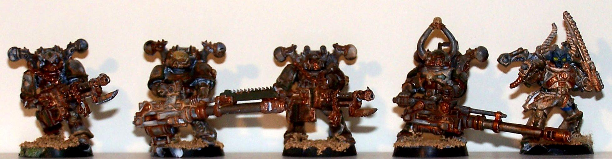 Autocannon, Black Hand, Chaos, Chaos Space Marines, Havocs, Silvermk2, Warhammer 40,000