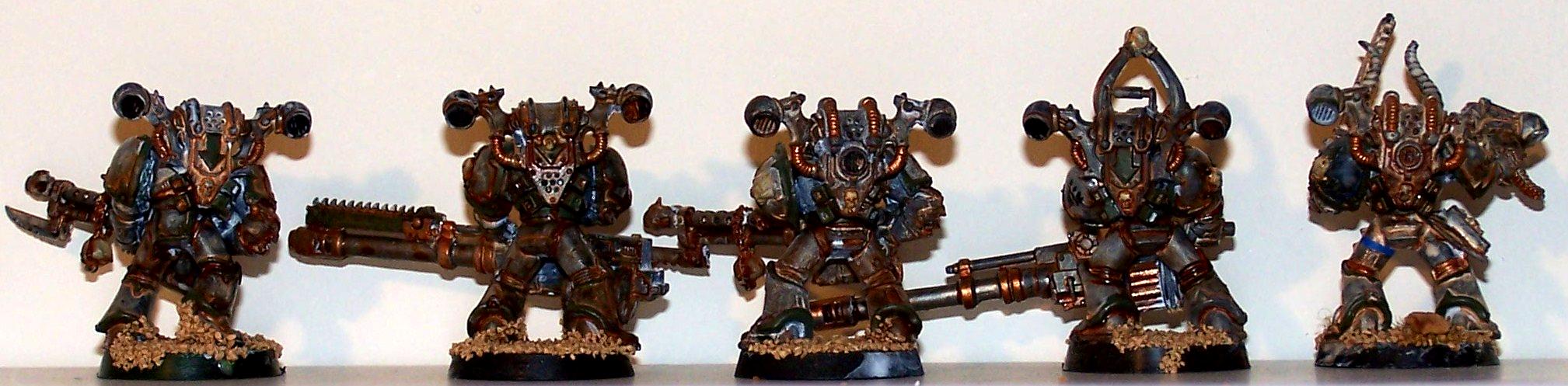 Autocannon, Black Hand, Chaos, Chaos Space Marines, Havocs, Silvermk2, Warhammer 40,000