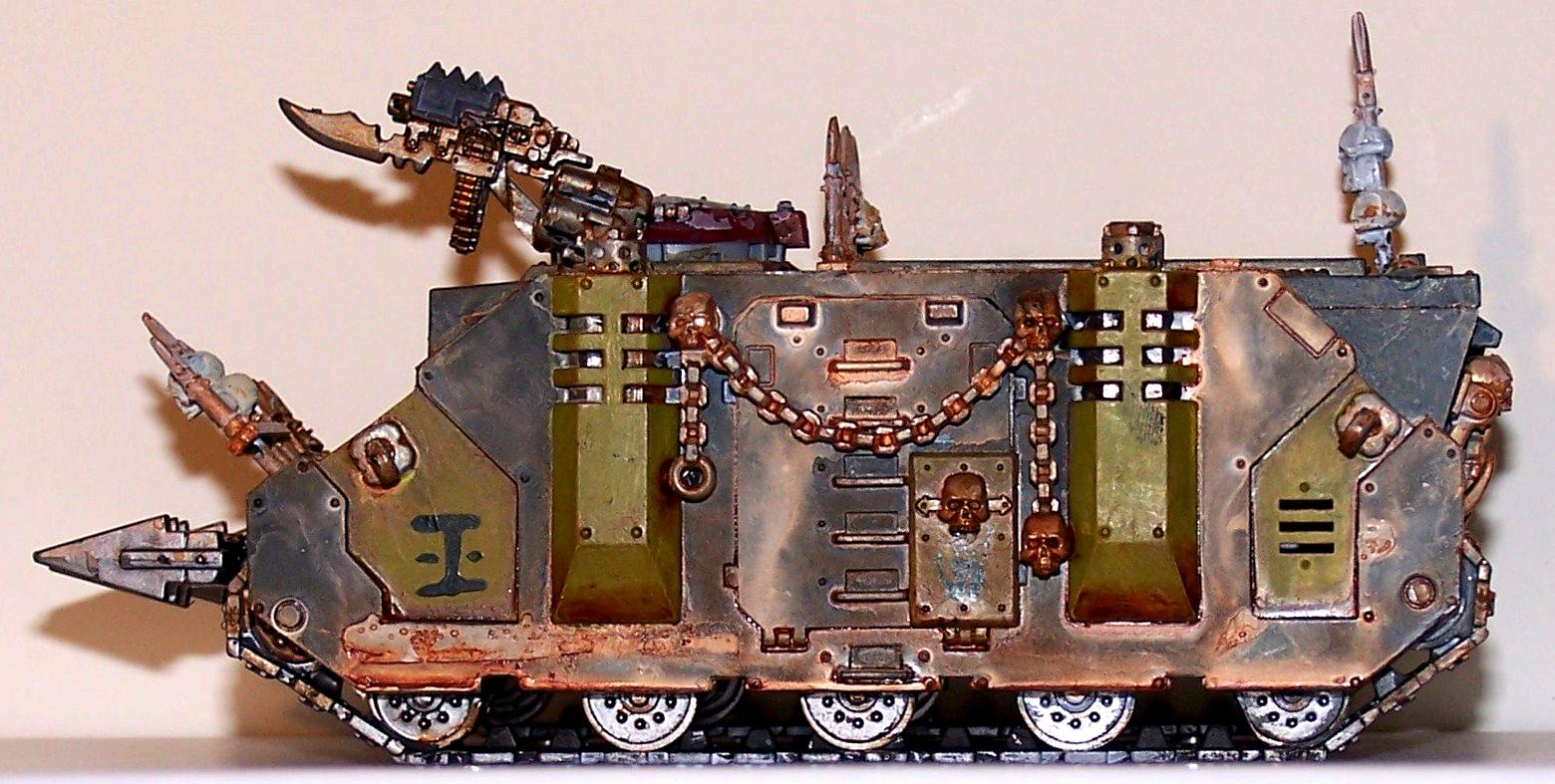 Black Hand, Chaos, Chaos Space Marines, Rhino, Silvermk2, Warhammer 40,000