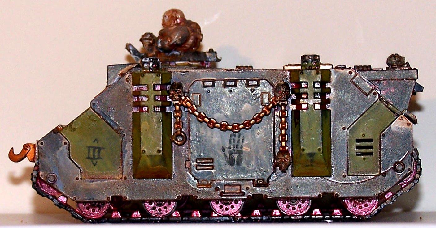 Black Hand, Chaos, Chaos Space Marines, Rhino, Silvermk2, Warhammer 40,000