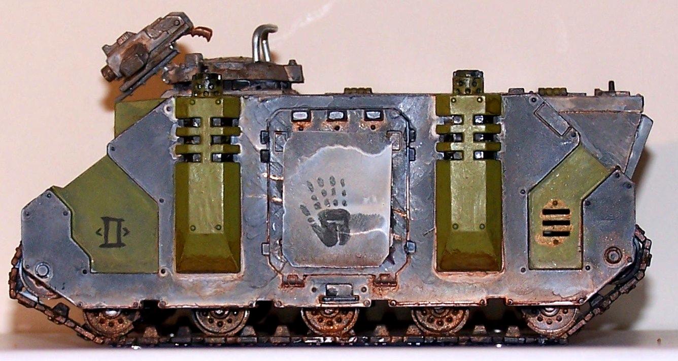 Black Hand, Chaos Space Marines, Rhino, Silvermk2