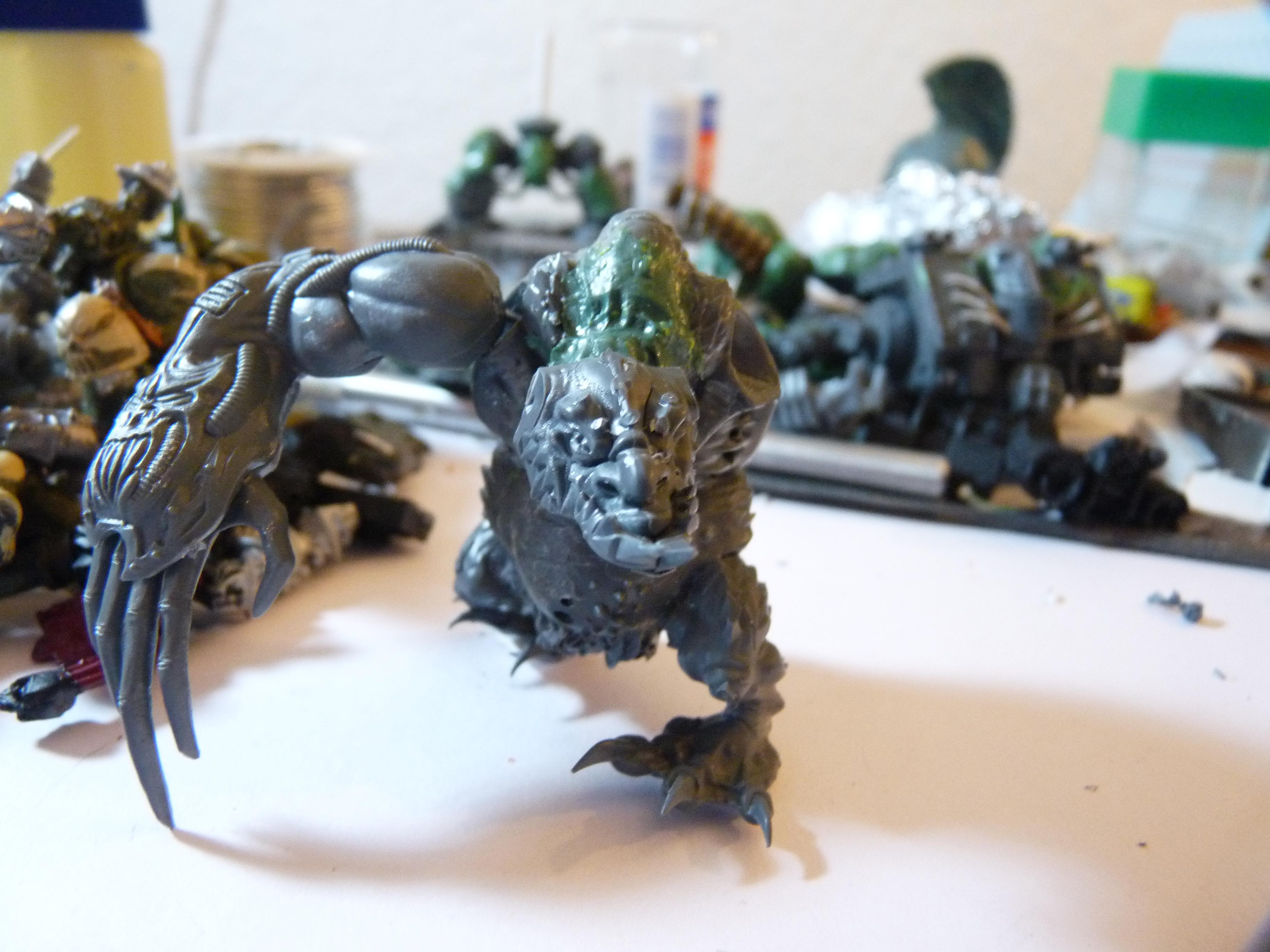 Chaos, Chaos Space Marines, Conversion, Daemon Prince, Nurgle