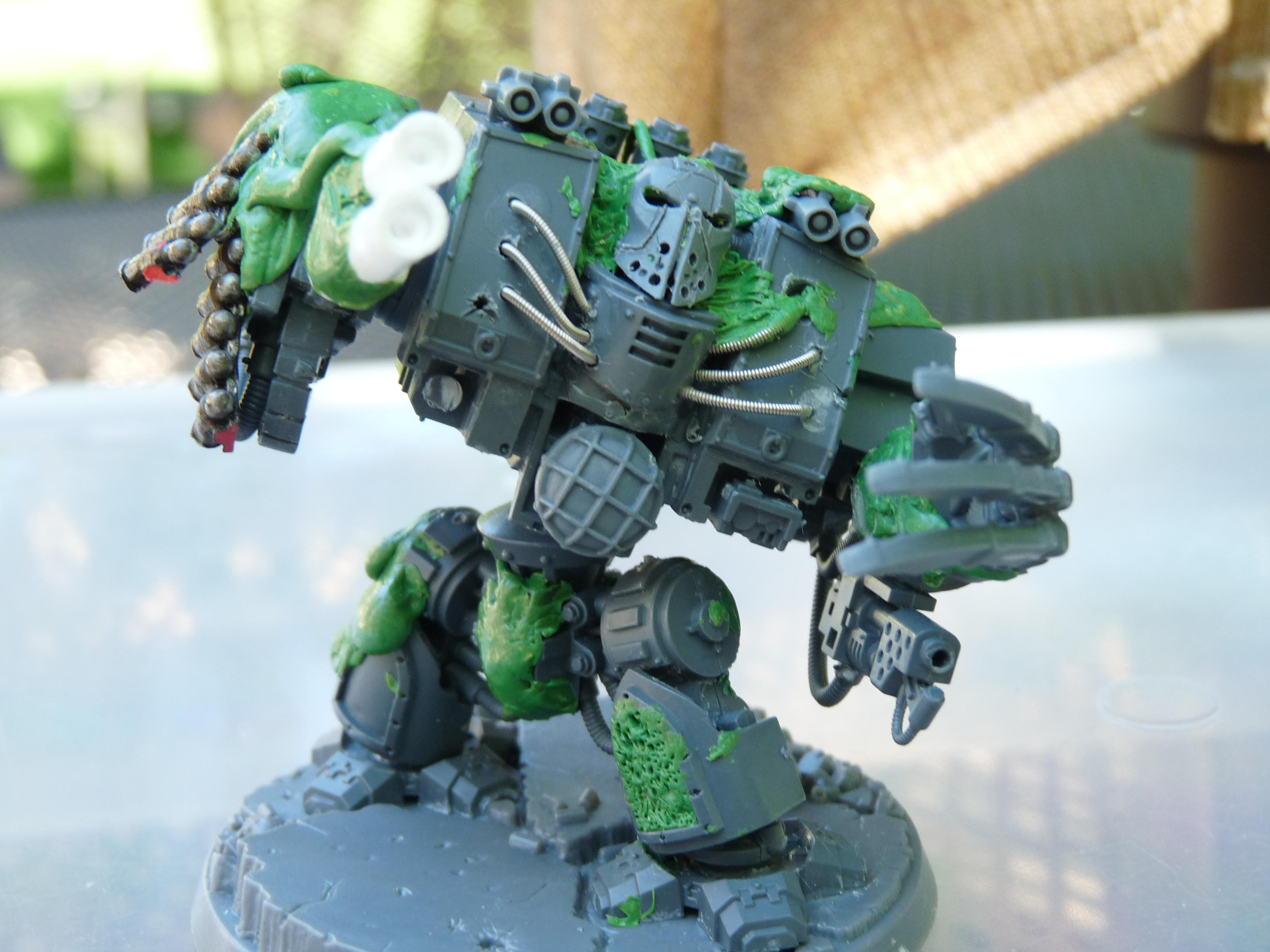 Chaos, Chaos Space Marines, Conversion, Dreadnought, Nurgle
