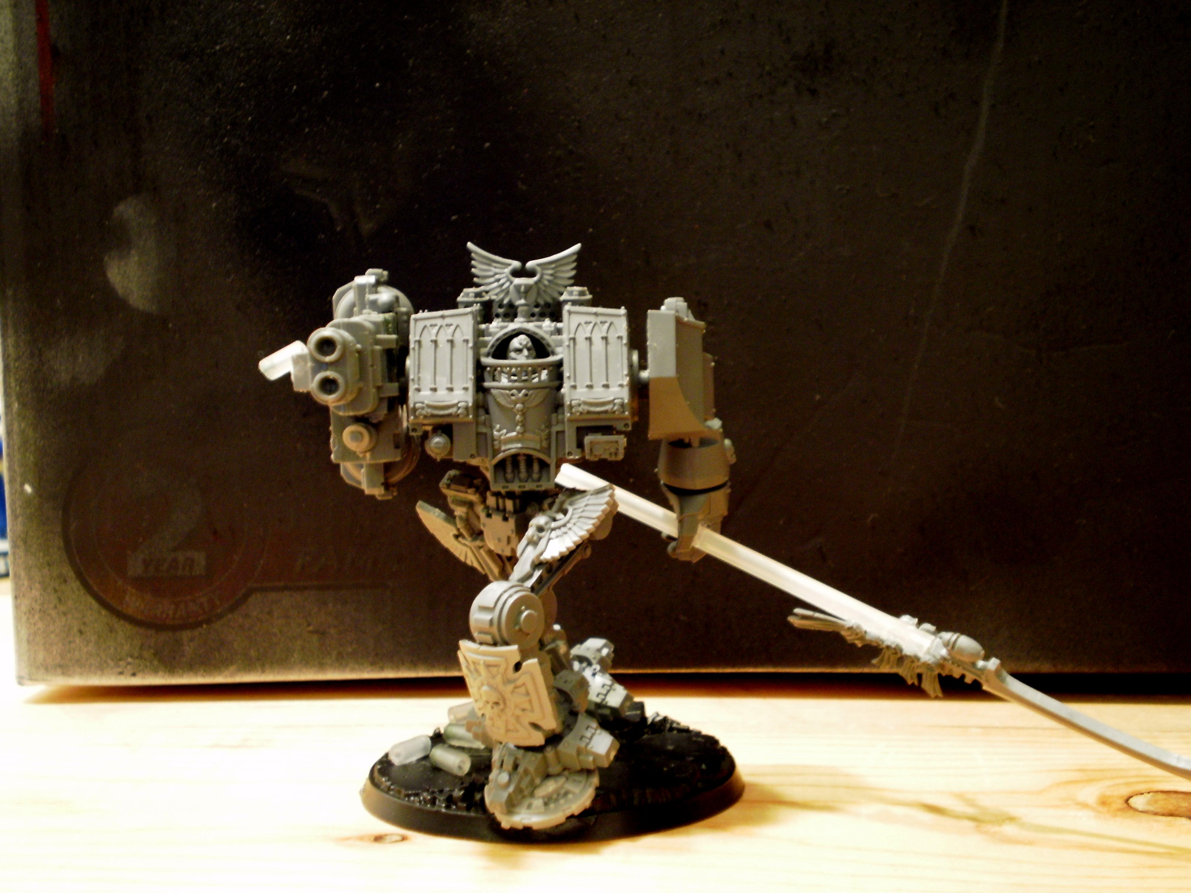 Blood Angels, Conversion, Dreadnought, Furioso Dreadnought, Librarian, Work In Progress