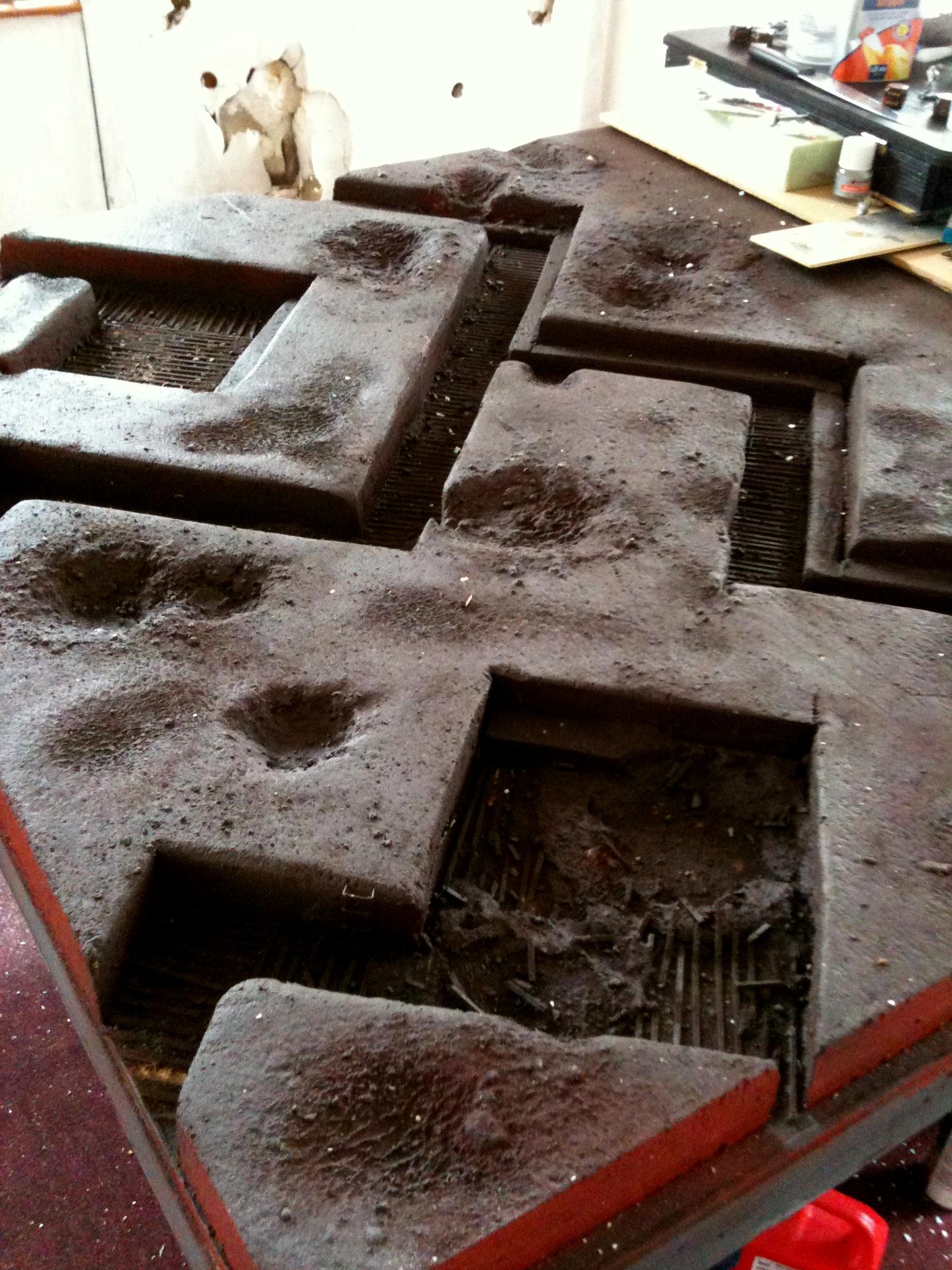WIP trench section