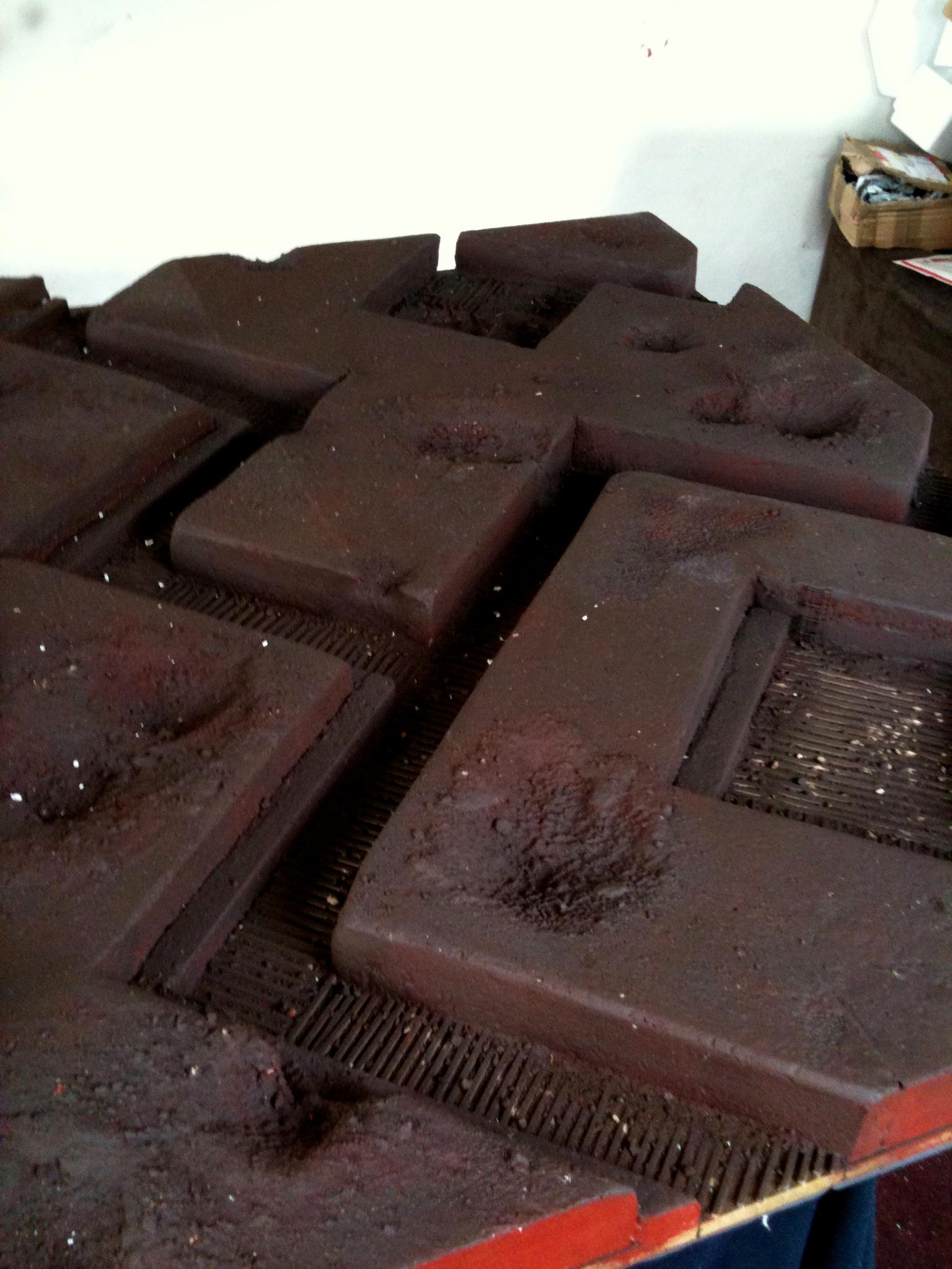 WIP trench section