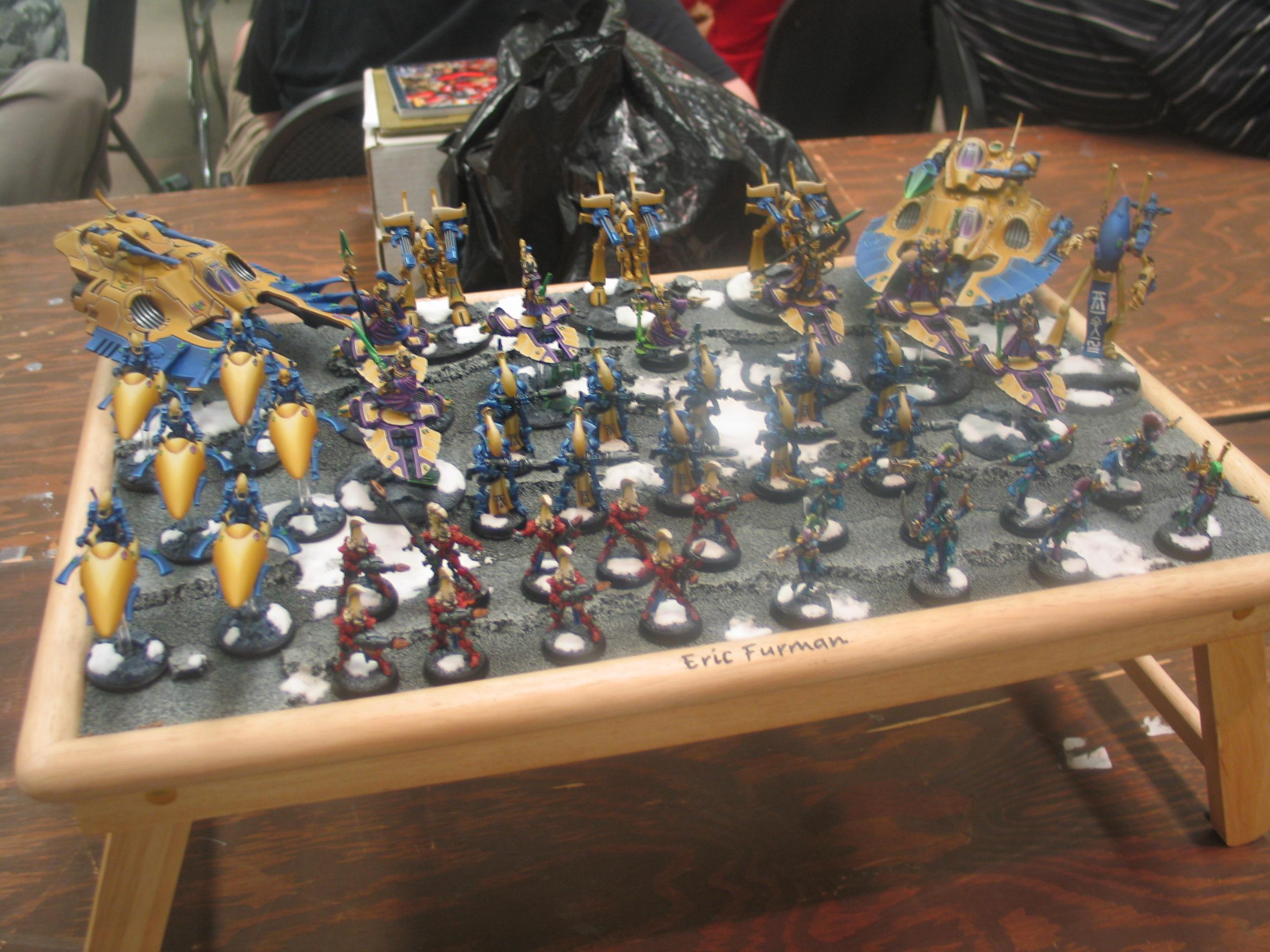 Display, Eldar, Guardians, Jet Bikes, Side Board