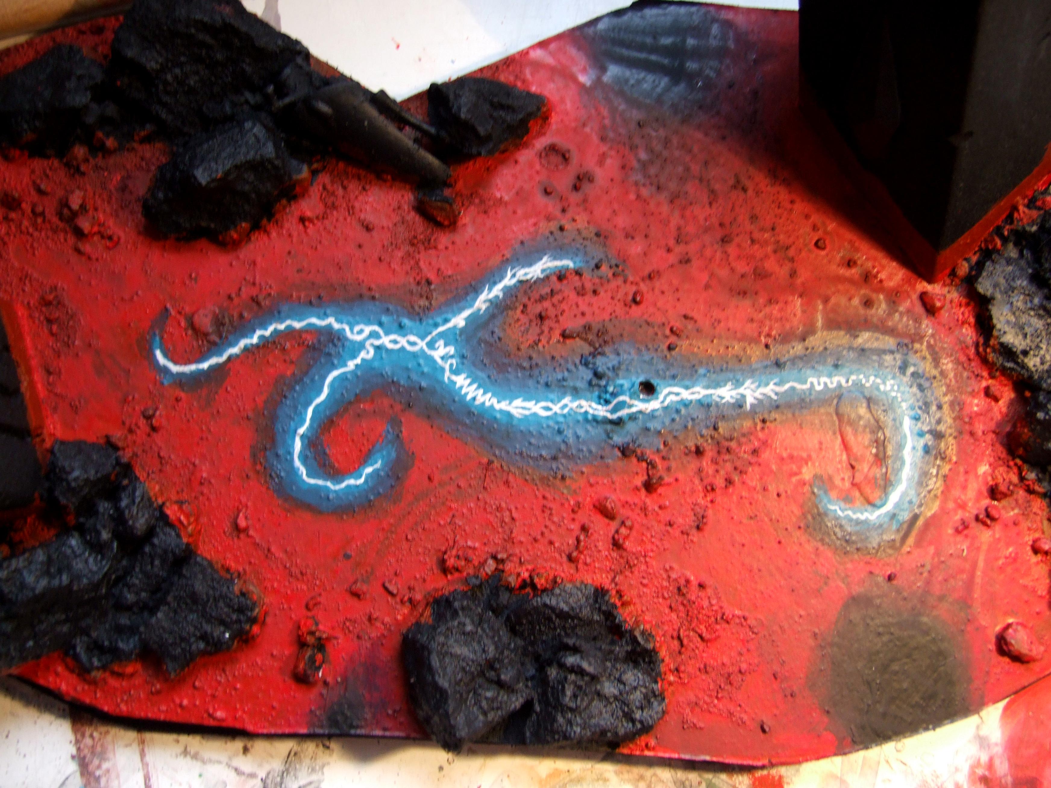 Base, Diorama, Lava, Magic, Work In Progress