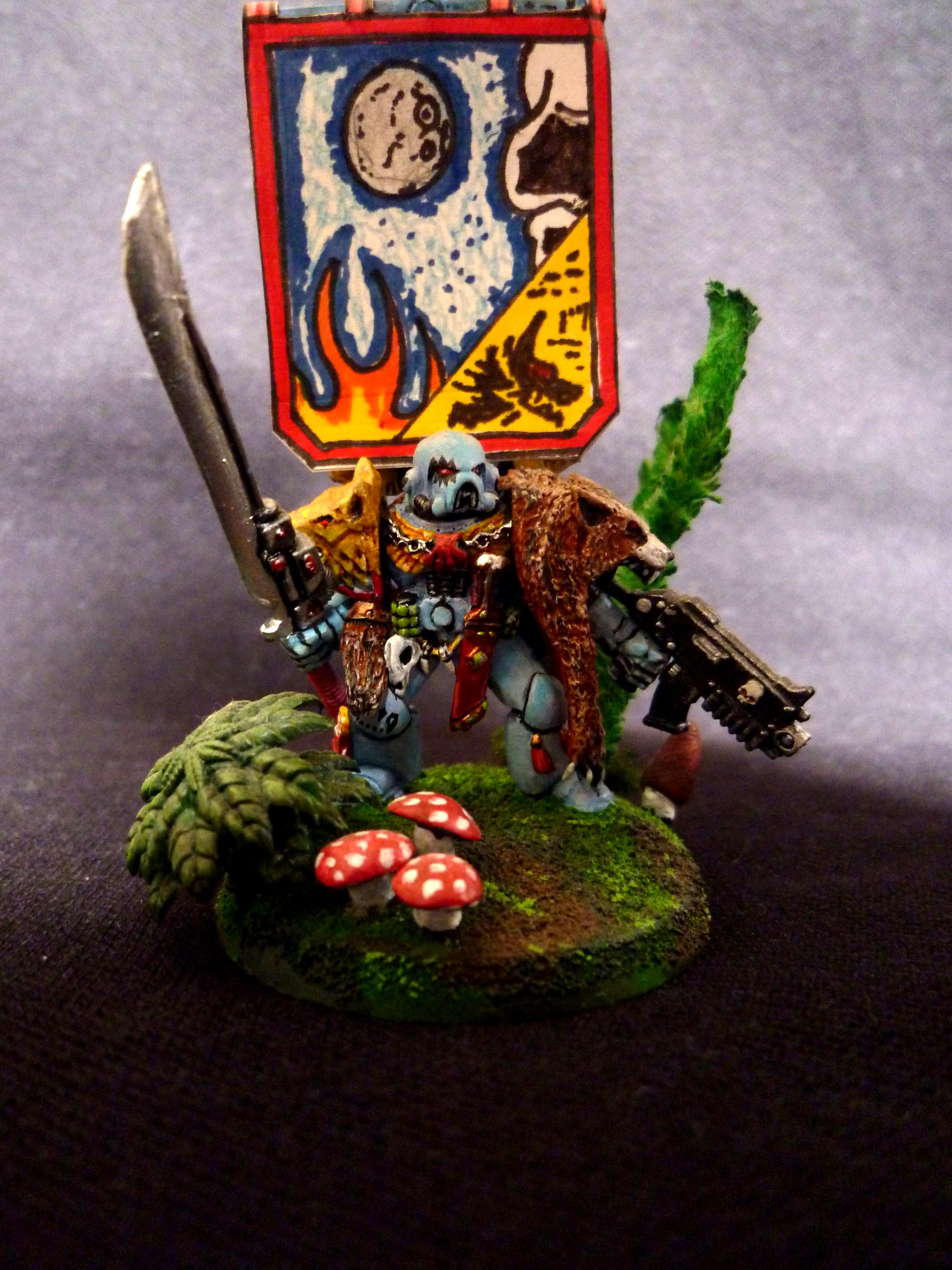 Space Marines, Space Wolves, Warhammer 40,000, Wolf Lord