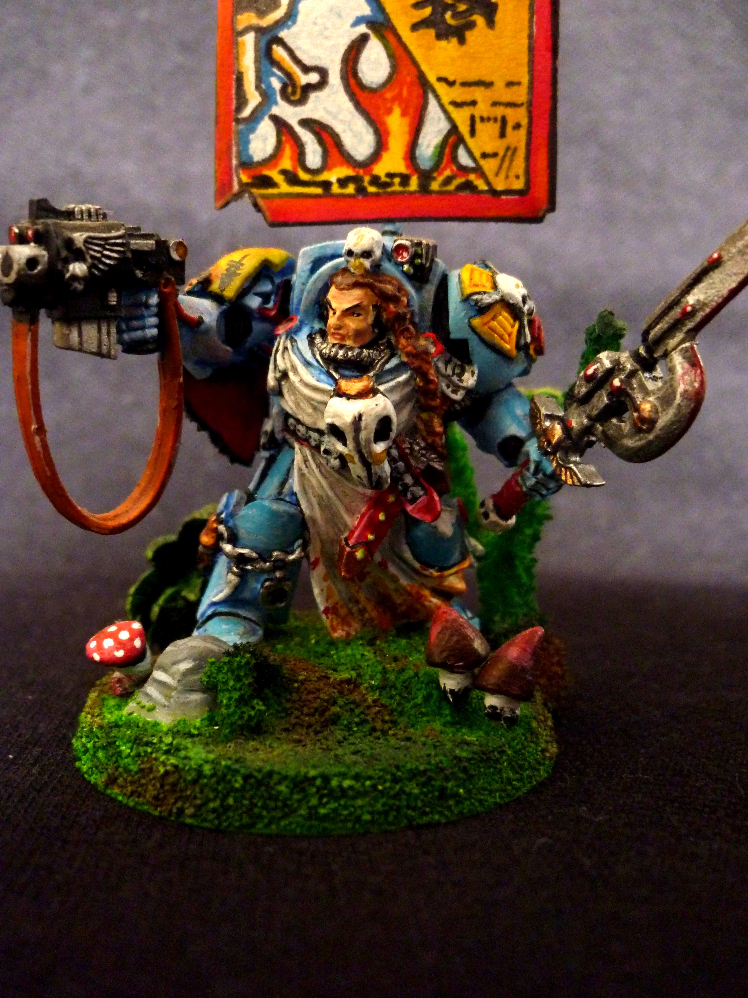 Captain, Space Wolves, Terminator Armor, Wolf Lord