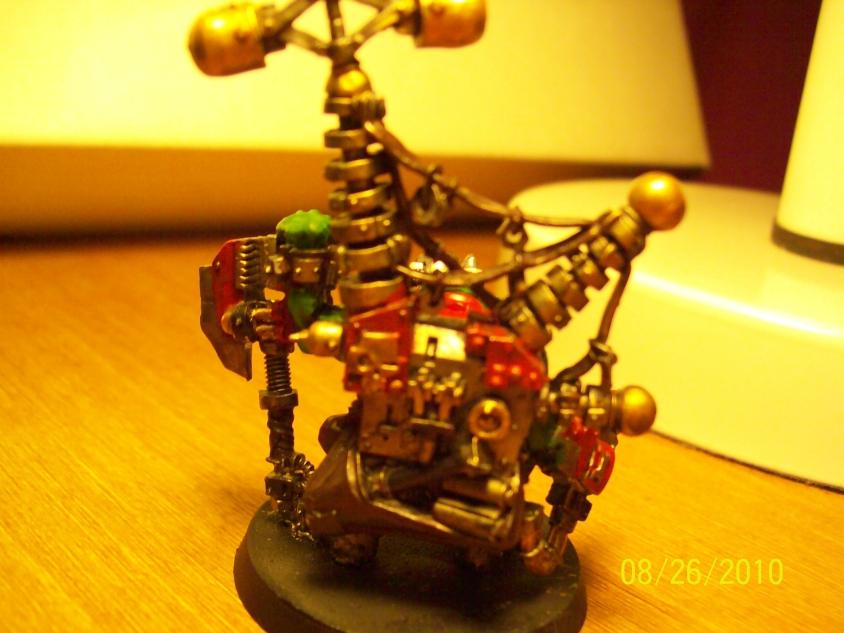 Big Mek, Headquarters, Ork Hq, Orks, Painted