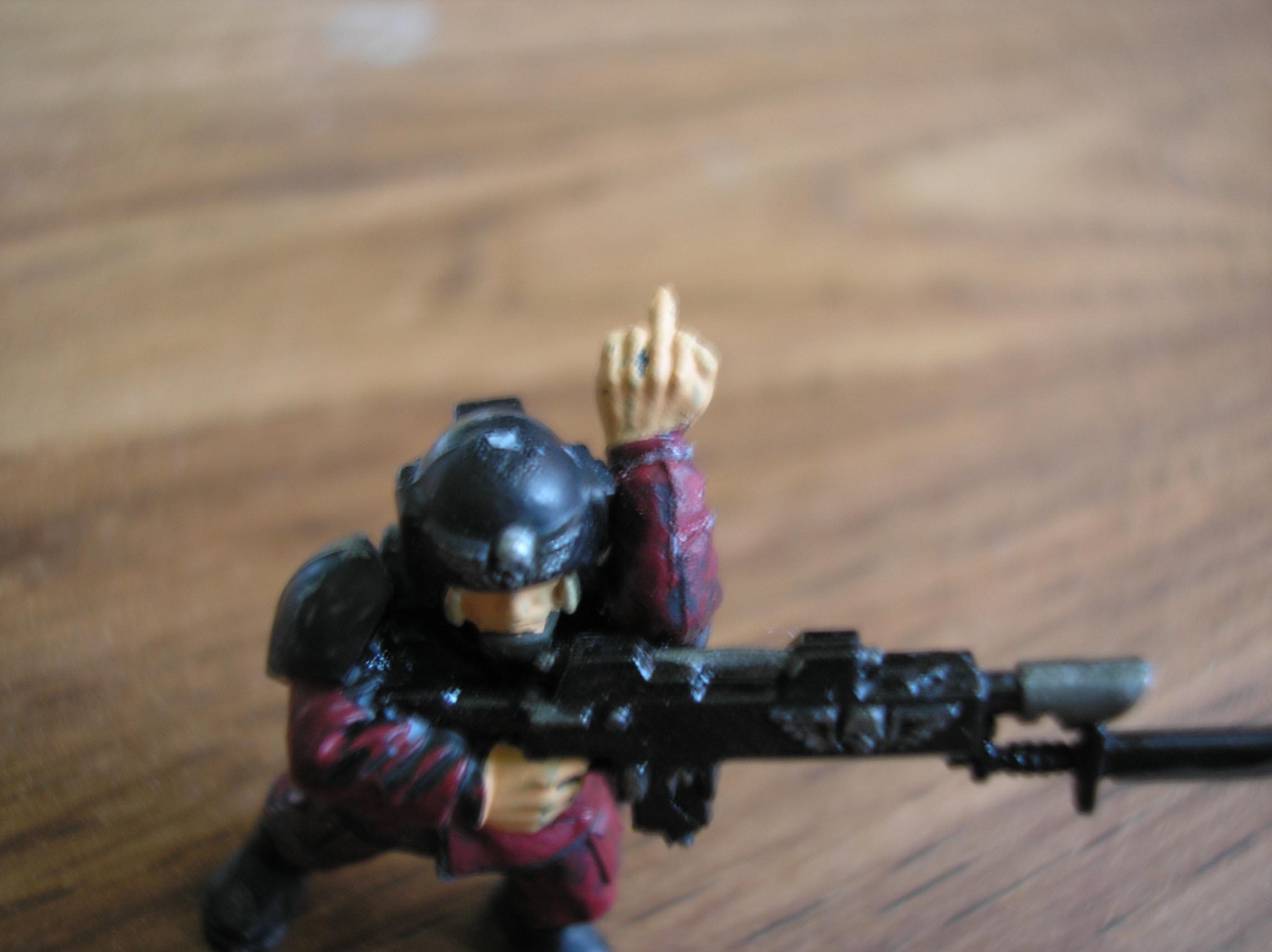 Cadians, Flipping The Bird, Imperial Guard