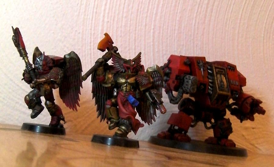 Blood Angels, Dante, Dreadnought, Space Marines, Warhammer 40,000